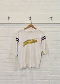 1980s Notre Dame Fighting Irish Cropped Jersey T-Shirt