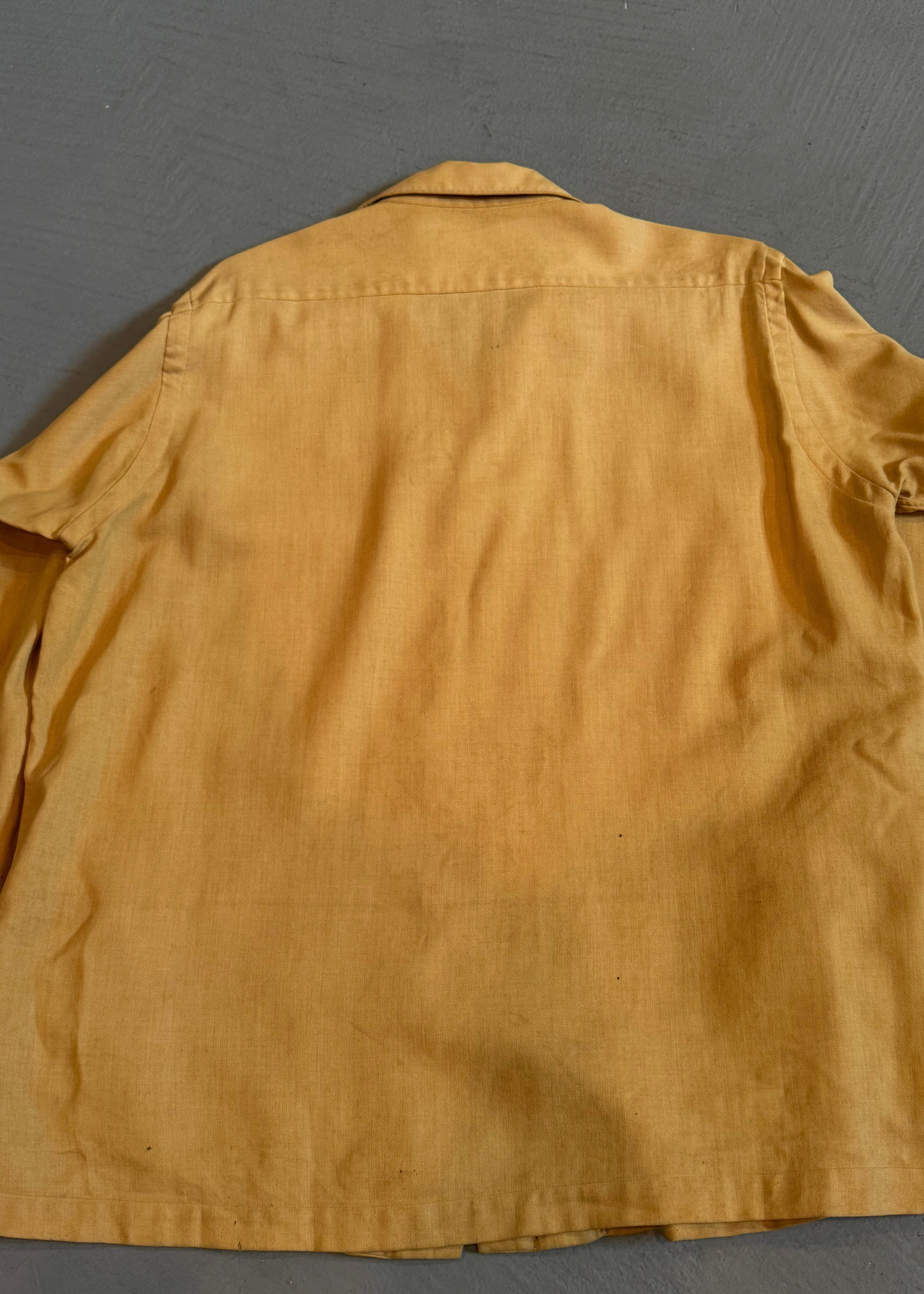1960s Low Pocket Wool Overshirt