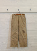 1950s Repaired Khaki Chinos