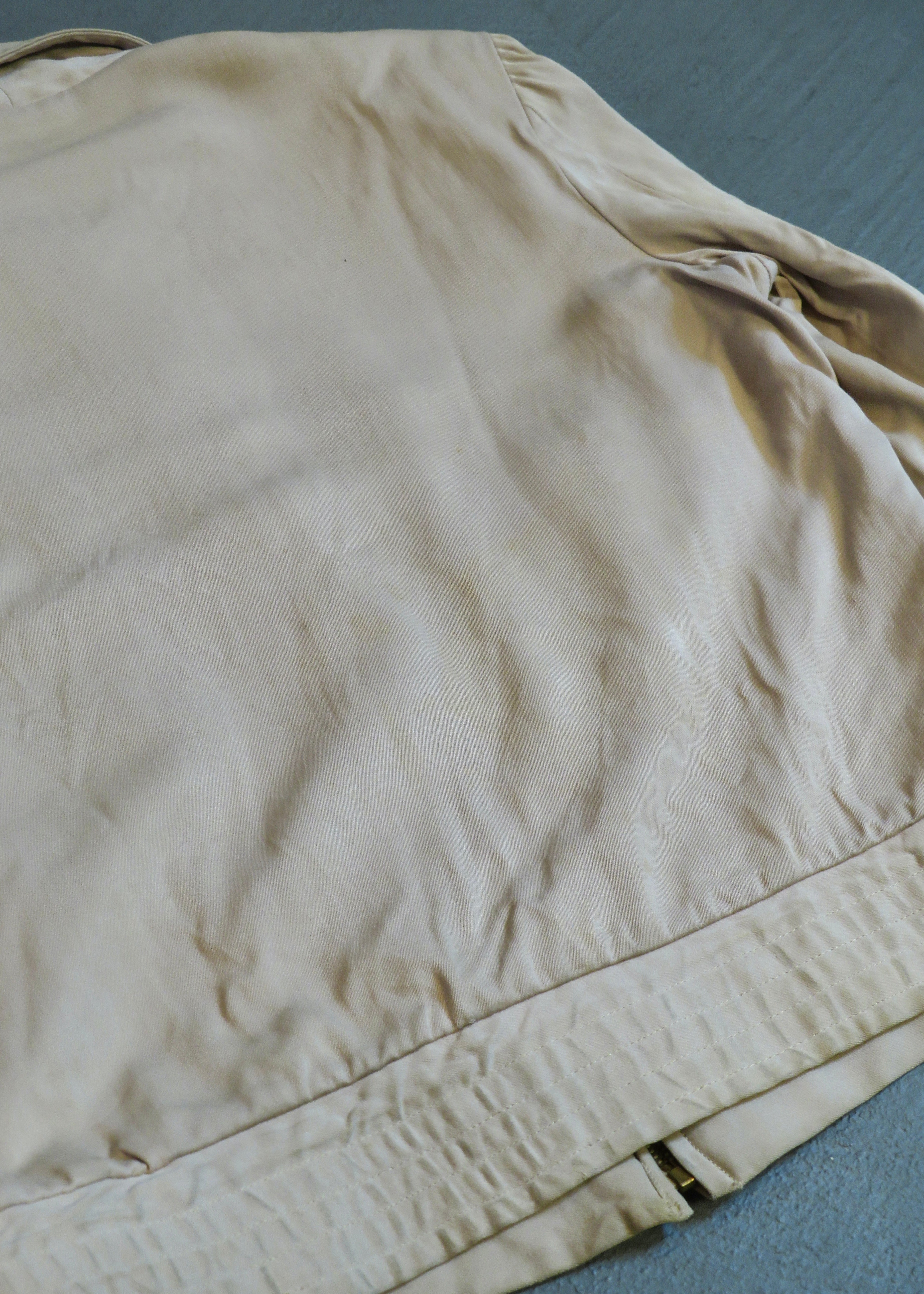 1950s Cresco Beige Gabardine Ricky Jacket