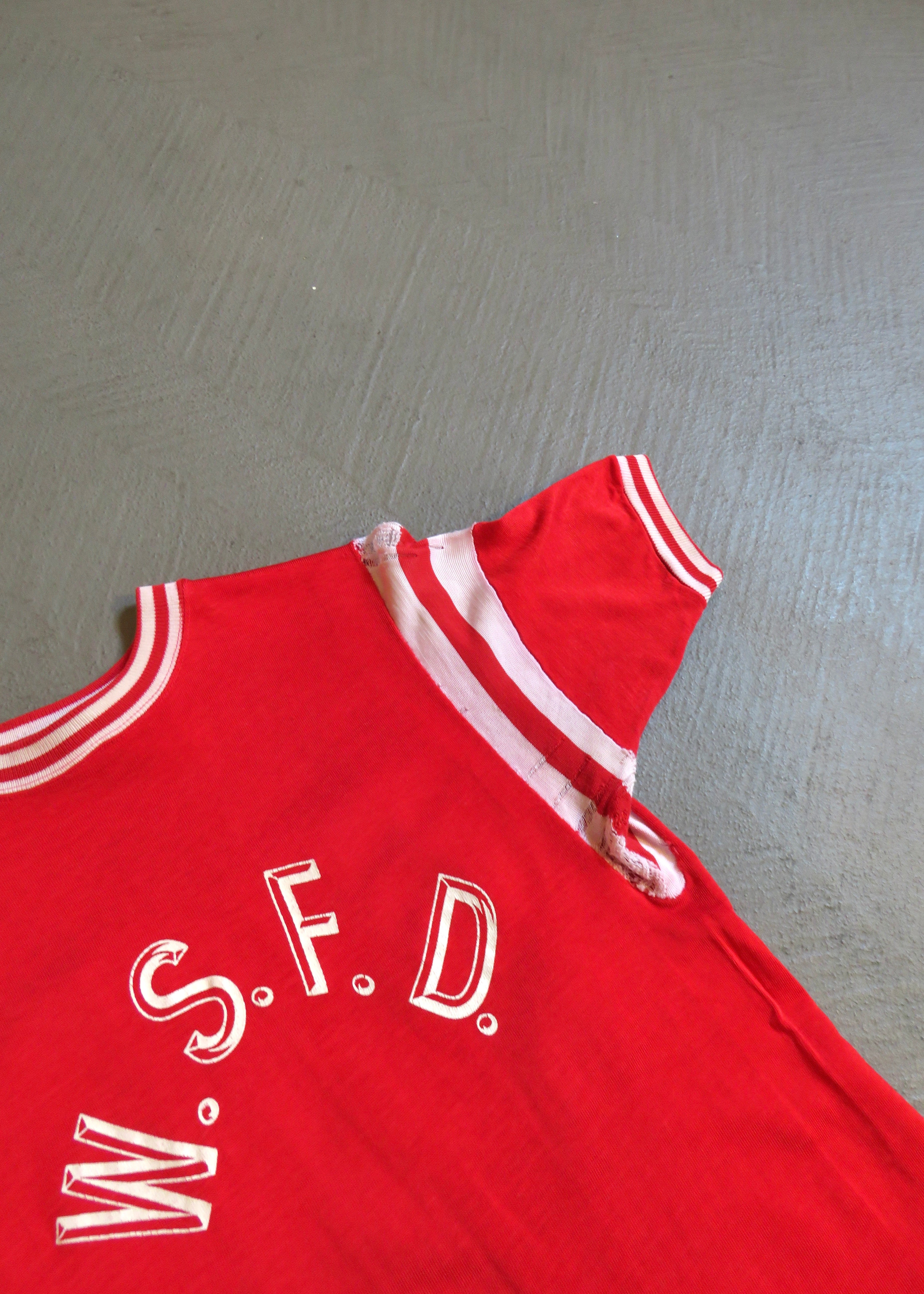 1960s W.S.F.D. Distressed Durene Jersey