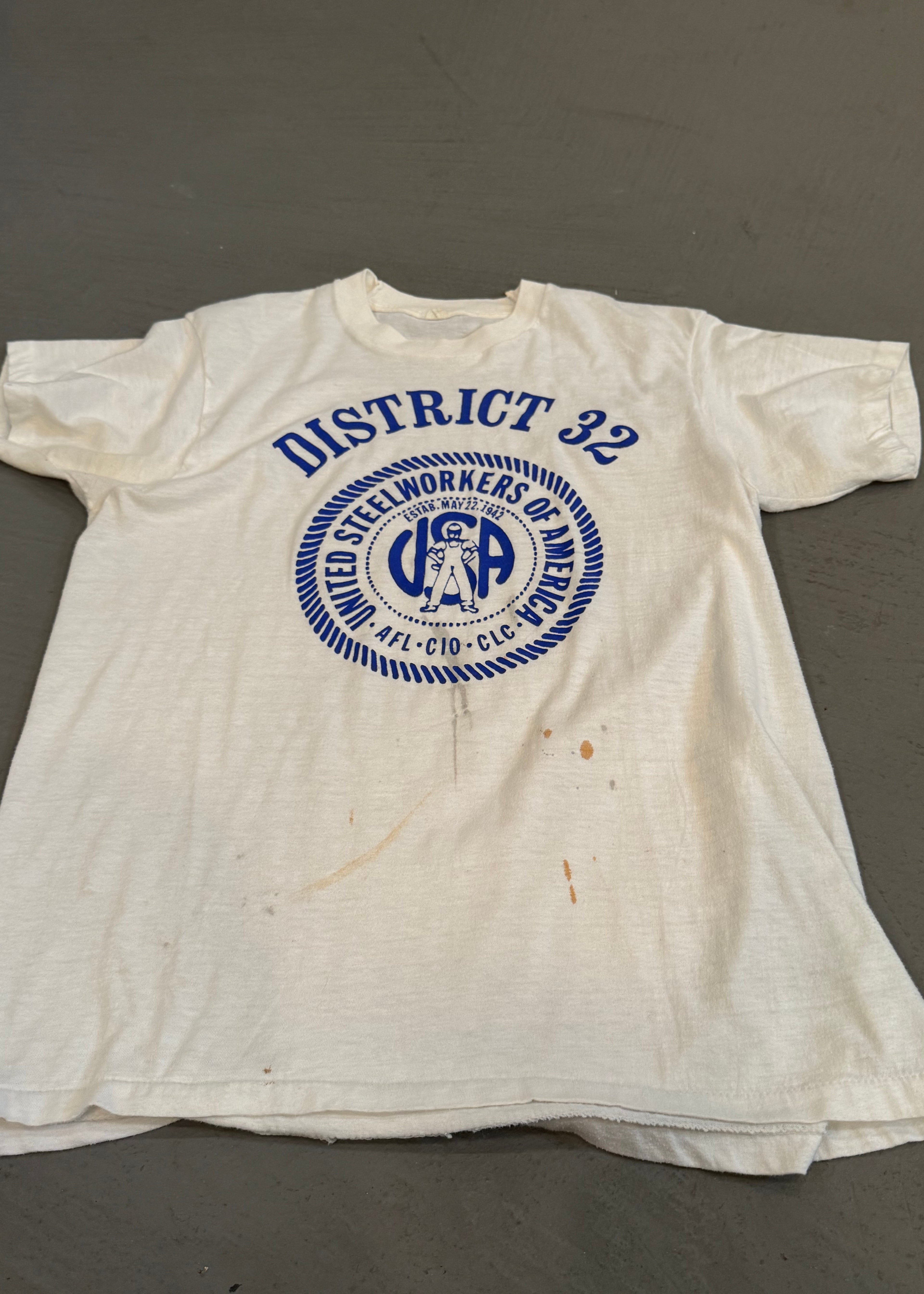 1980s Steelworkers Union Distressed T-Shirt