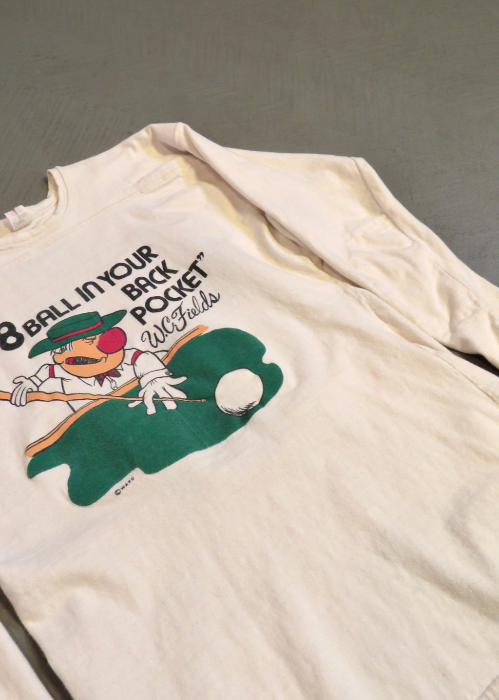 1970s 8-Ball Billiards Long Sleeved Jersey