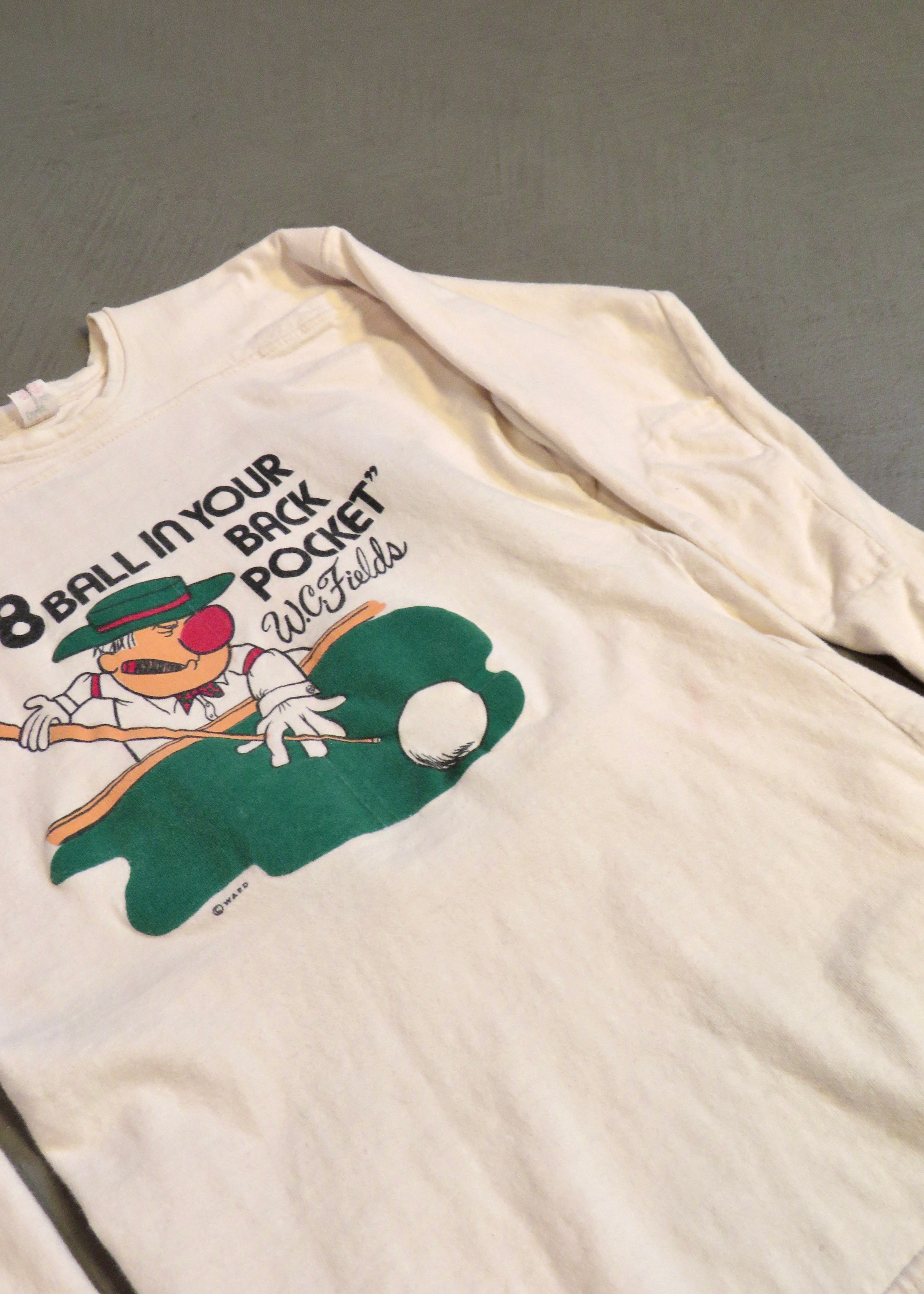 1970s 8-Ball Billiards Long Sleeved Jersey
