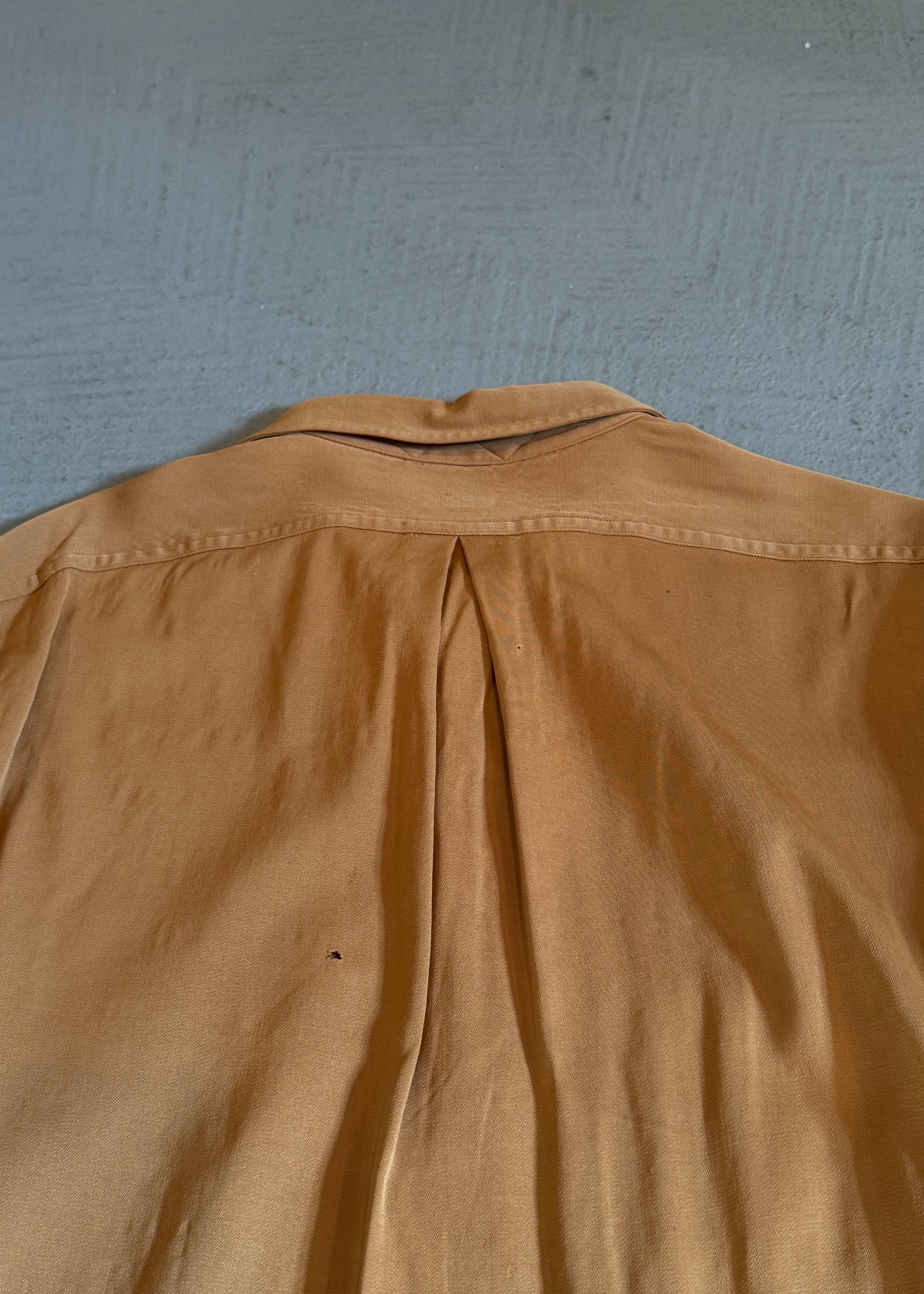 1940s Custom Made Wool Western Shirt