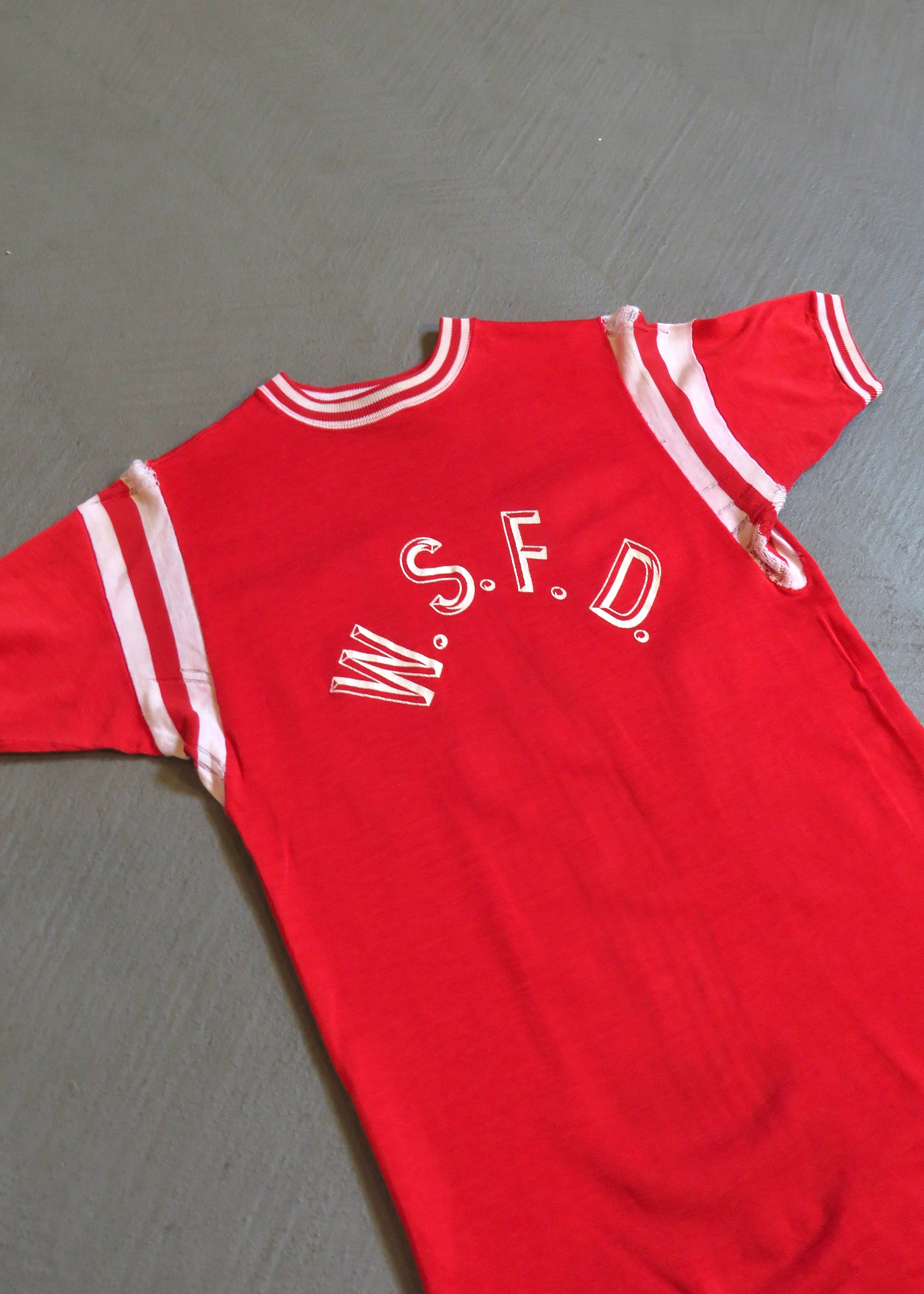 1960s W.S.F.D. Distressed Durene Jersey