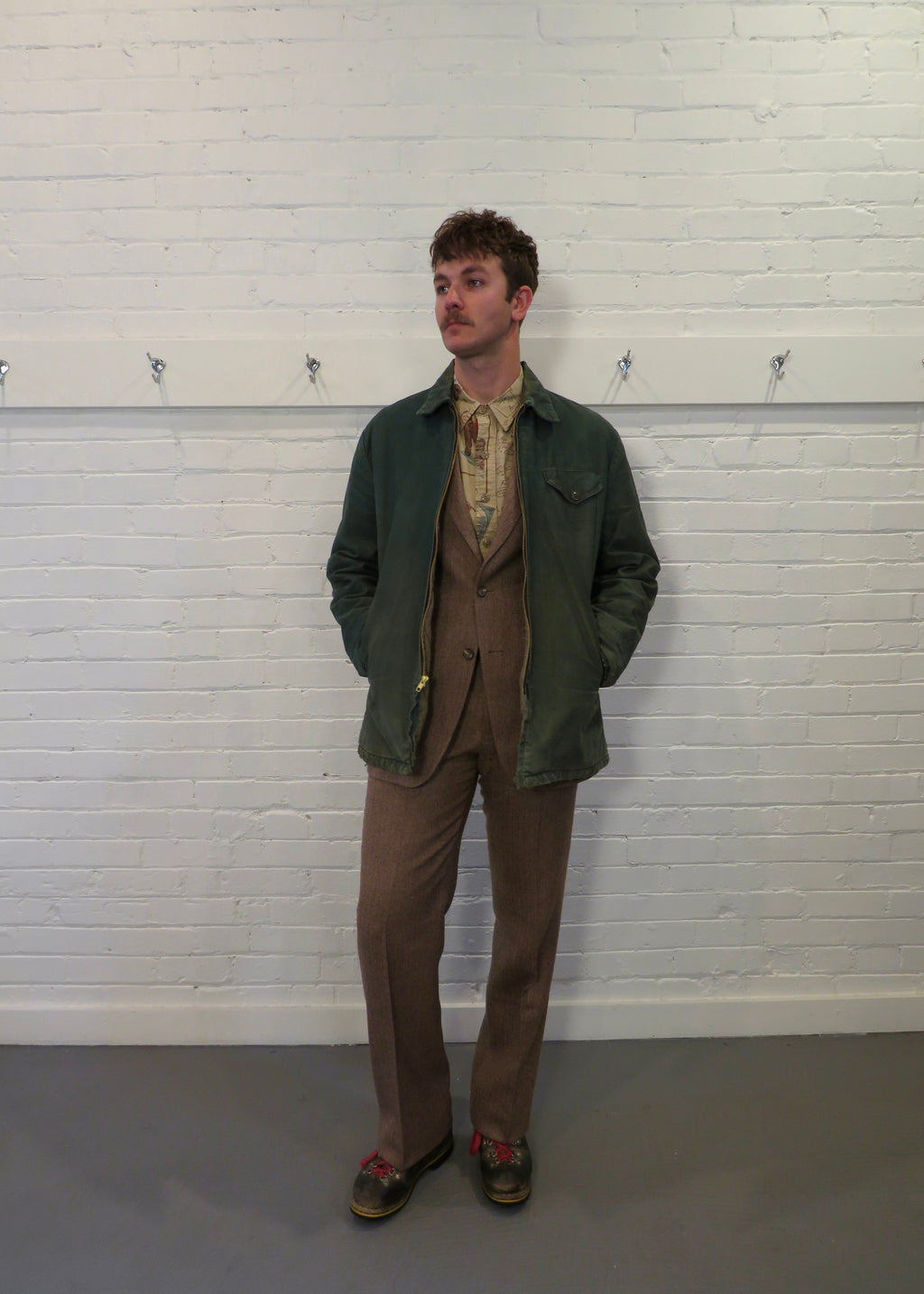 1950s Hercules Faded Cotton Barn Jacket