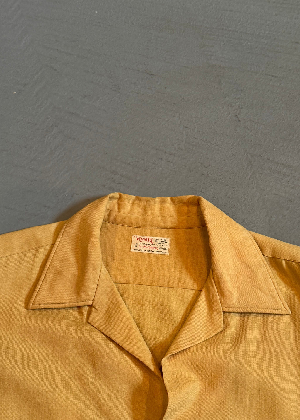 1960s Low Pocket Wool Overshirt