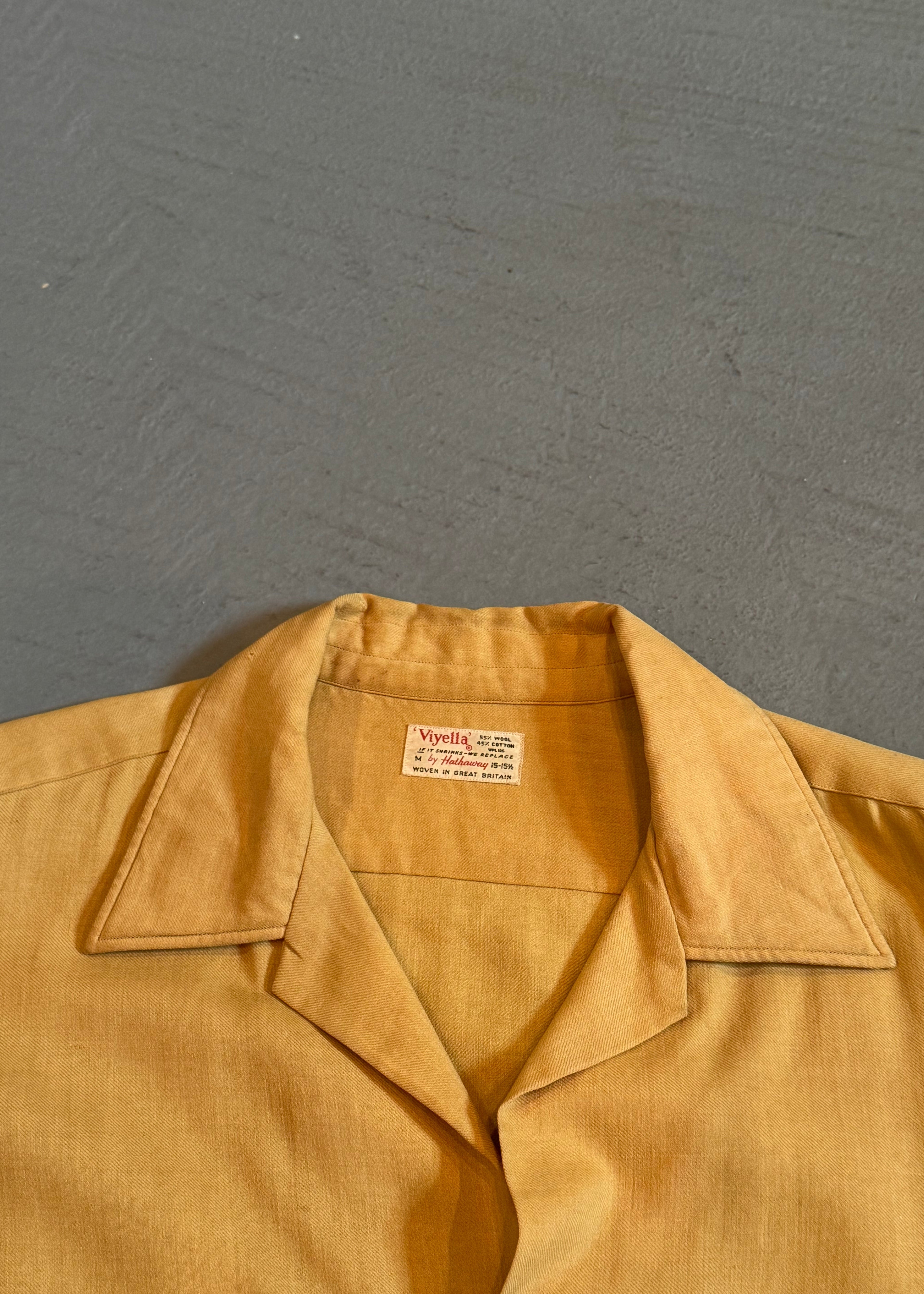 1960s Low Pocket Wool Overshirt