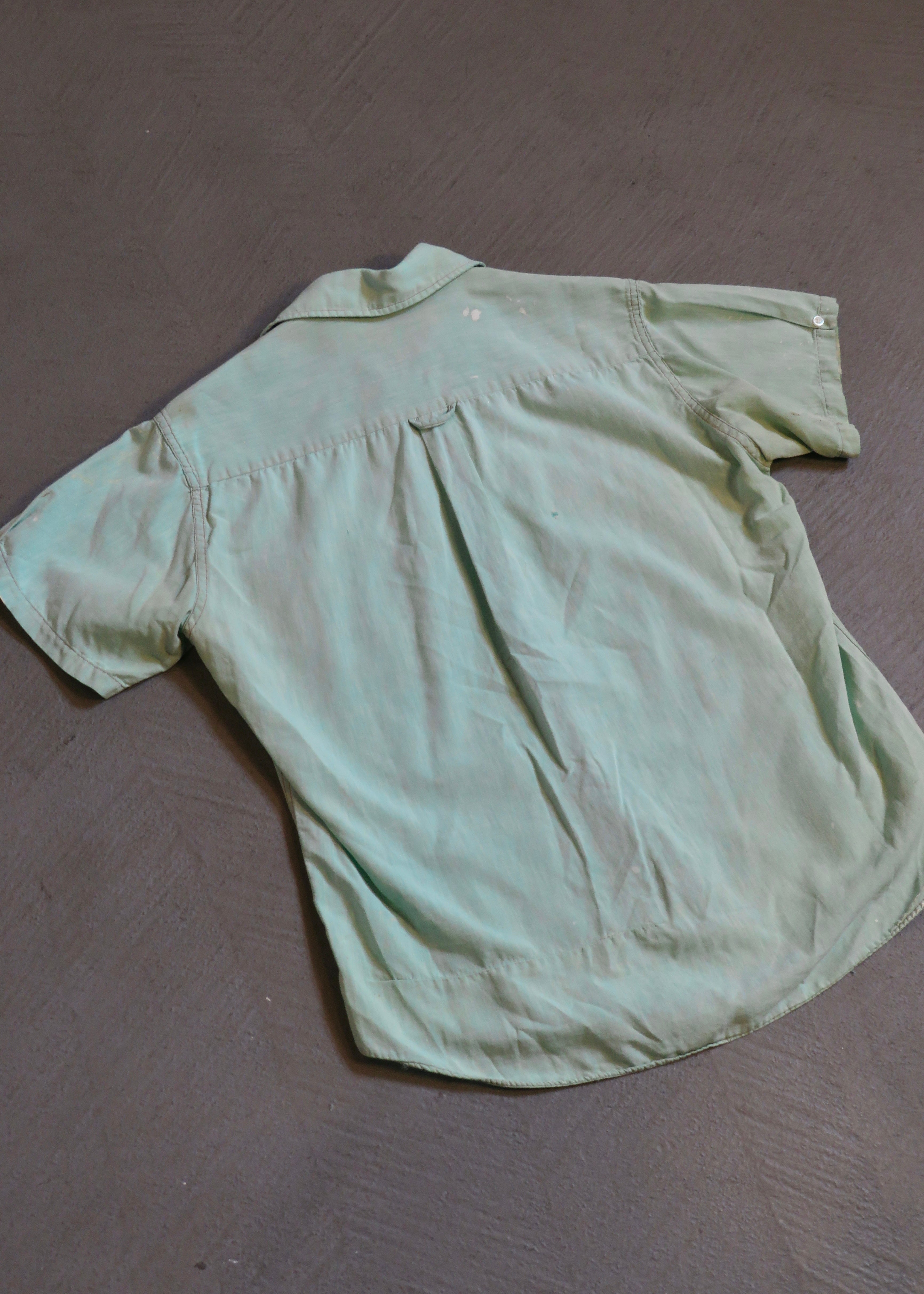 1960s Paint Splattered Work Shirt | M