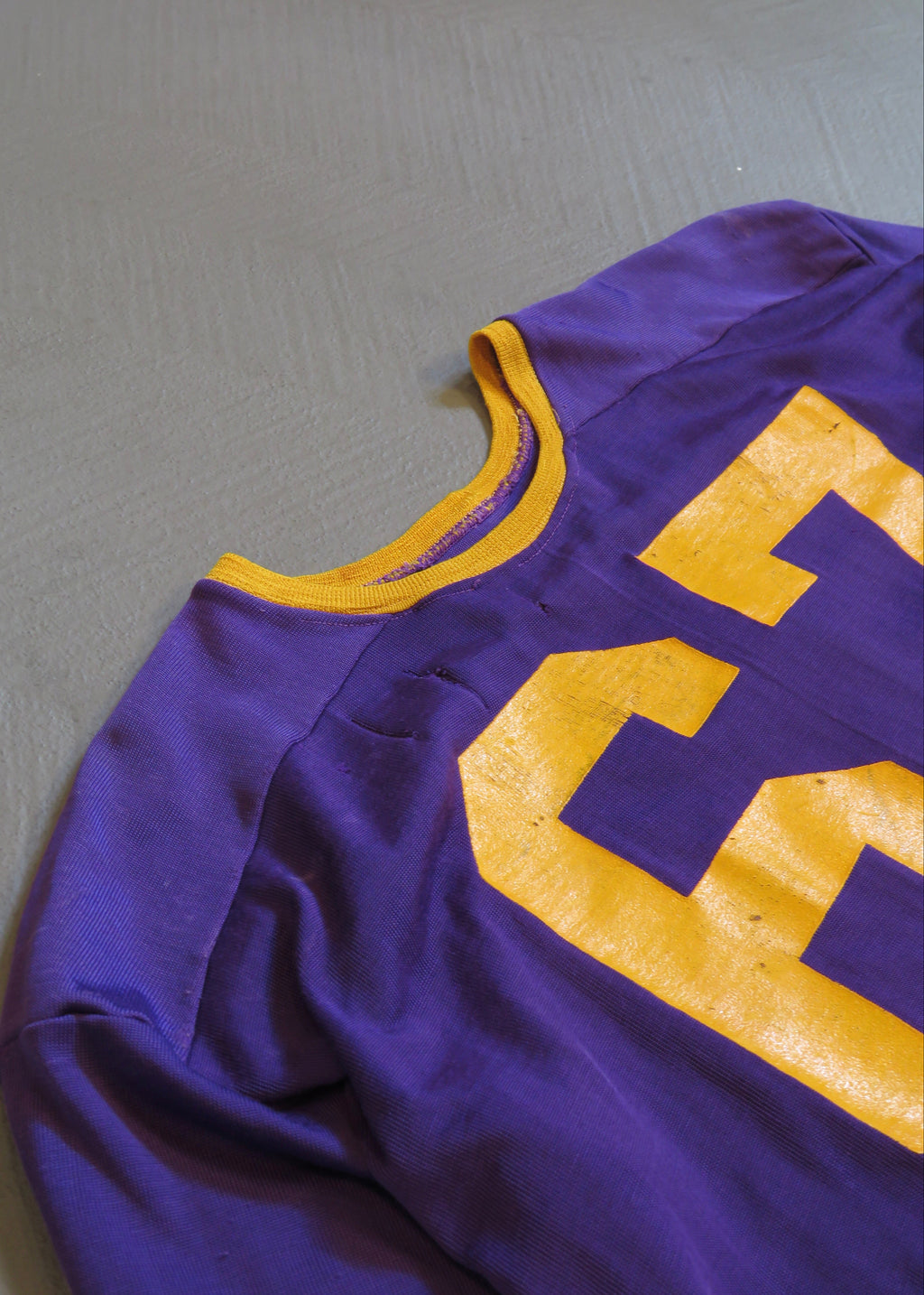 1960s #67 Purple Durene Football Jersey
