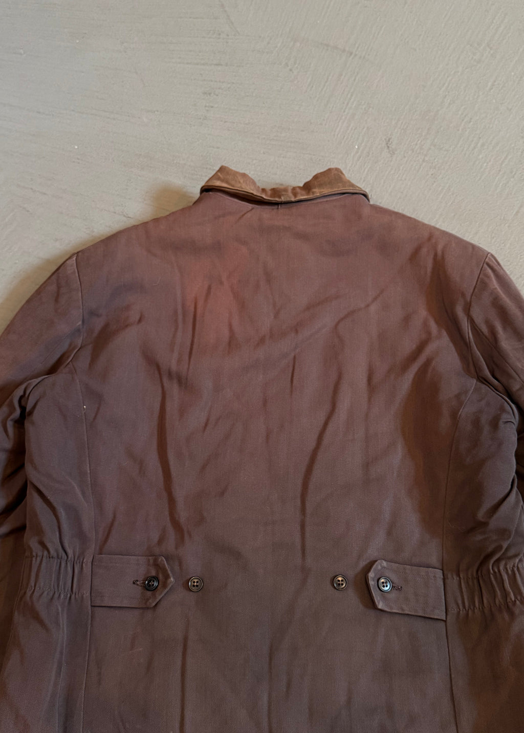 1950s Hercules Faded Gabardine Car Coat