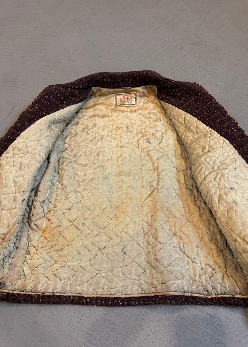 1950s Wool Tweed Cropped Ricky Jacket