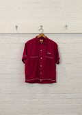 1960s Boxy Maroon Bowling Shirt