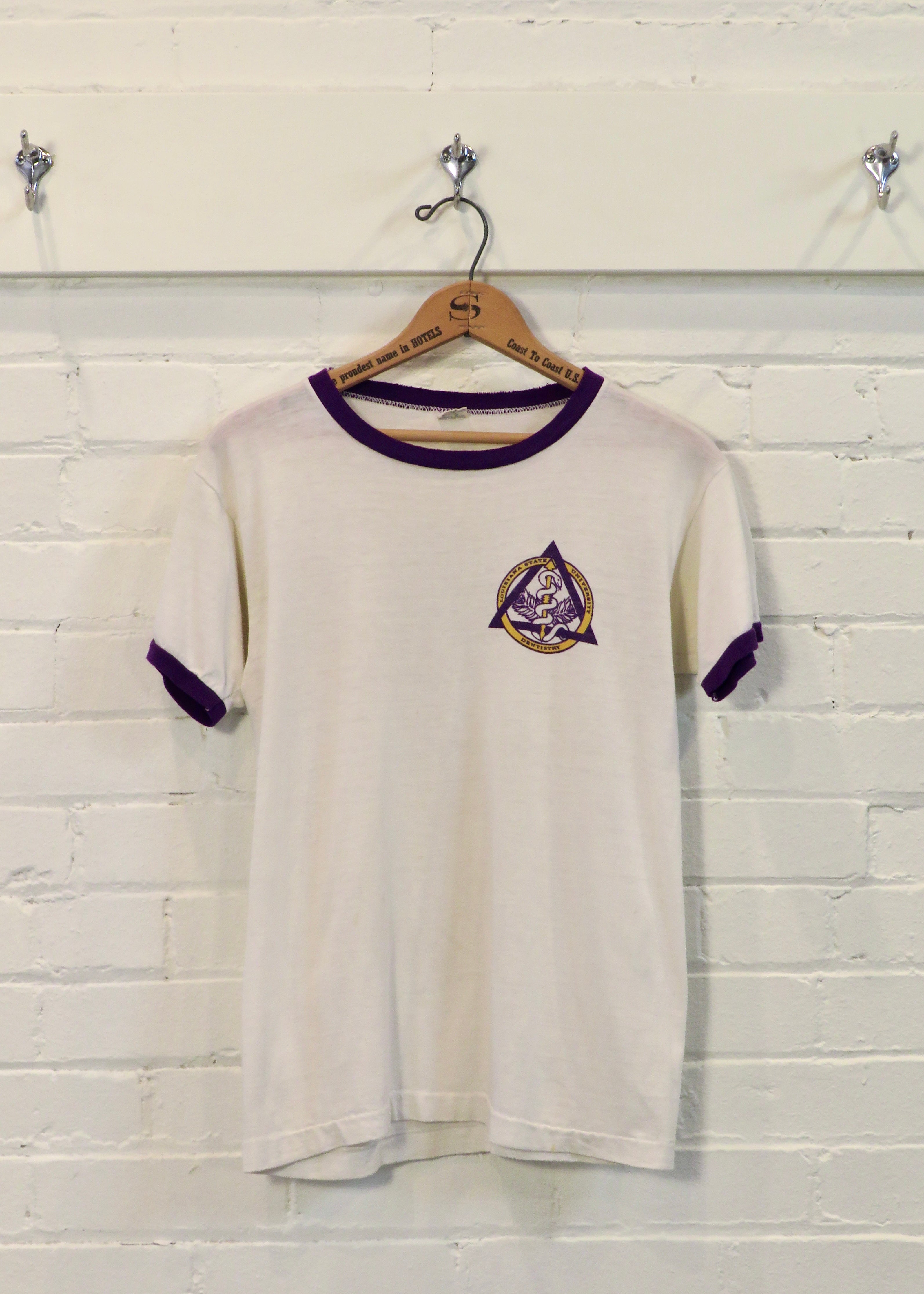 1970s LSU Dentistry Ringer T-Shirt | S