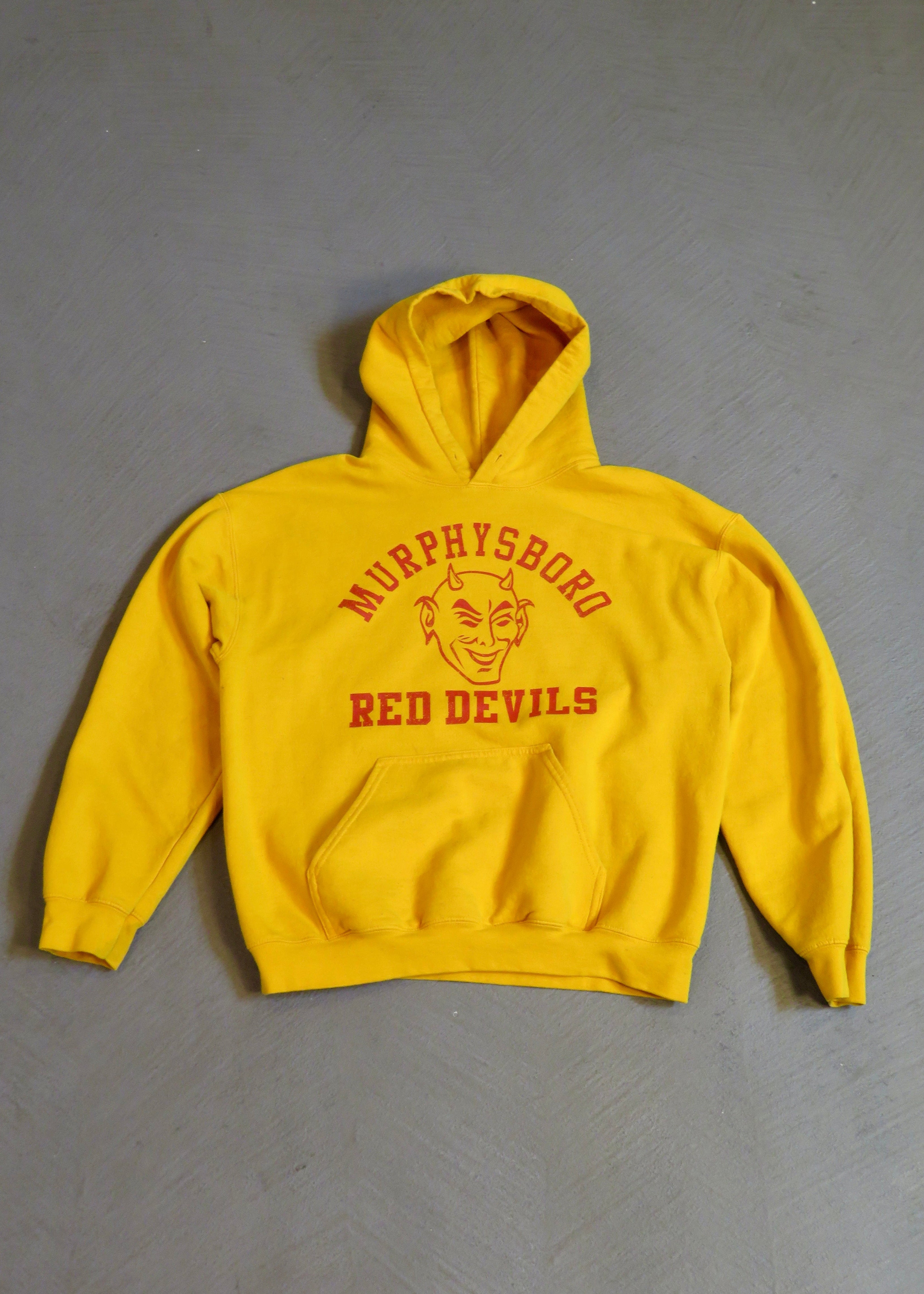 1980s Boxy Murphysboro Red Devils Hoodie
