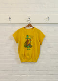 1970s Montana Tourist Comedy Cutoff Short Sleeved Sweatshirt