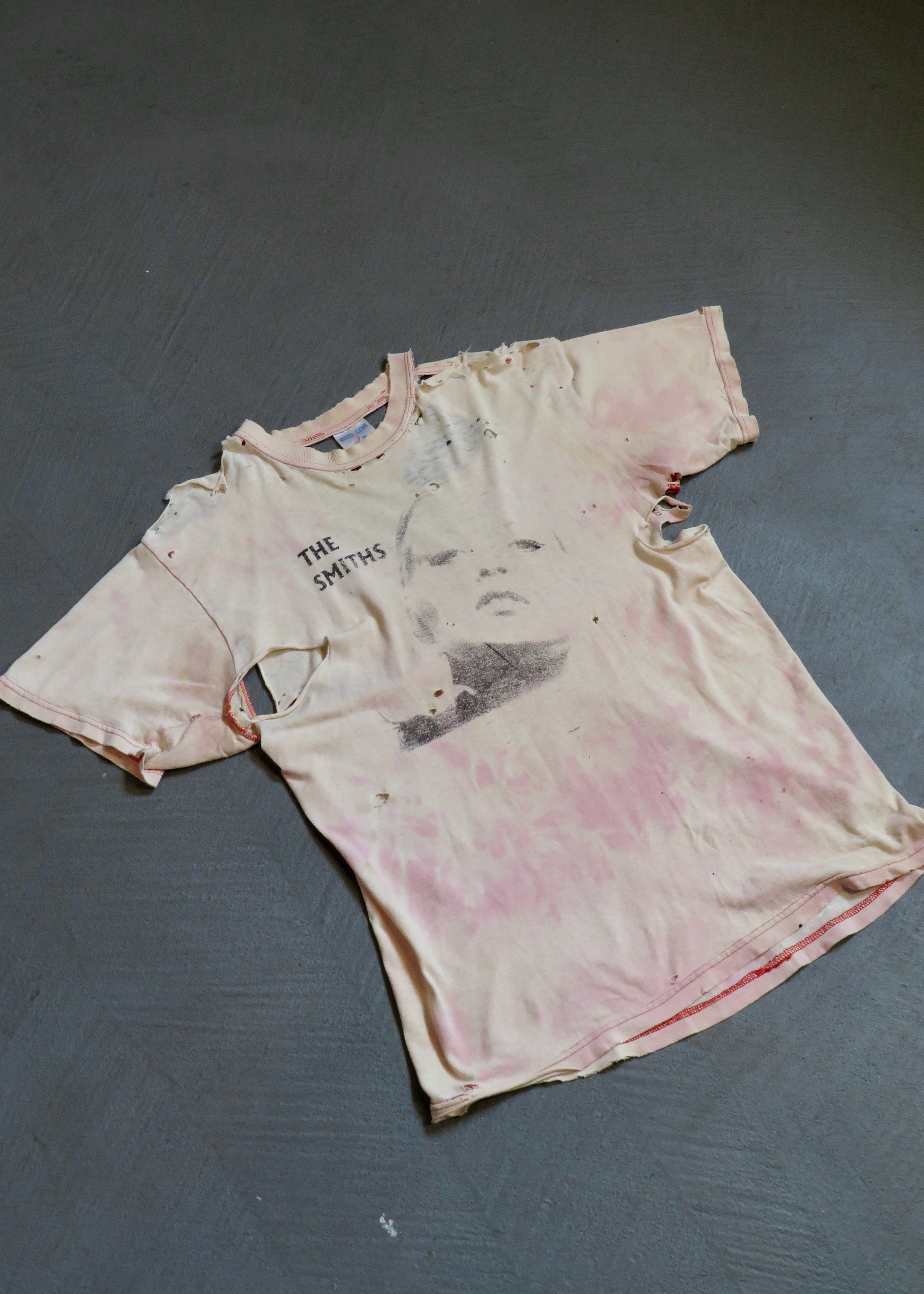 2000s The Smiths 'Rank' Album Thrashed T-Shirt | M