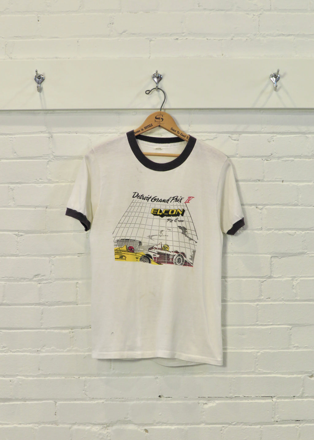 1980s Detroit Grand Prix Racing Ringer T-Shirt