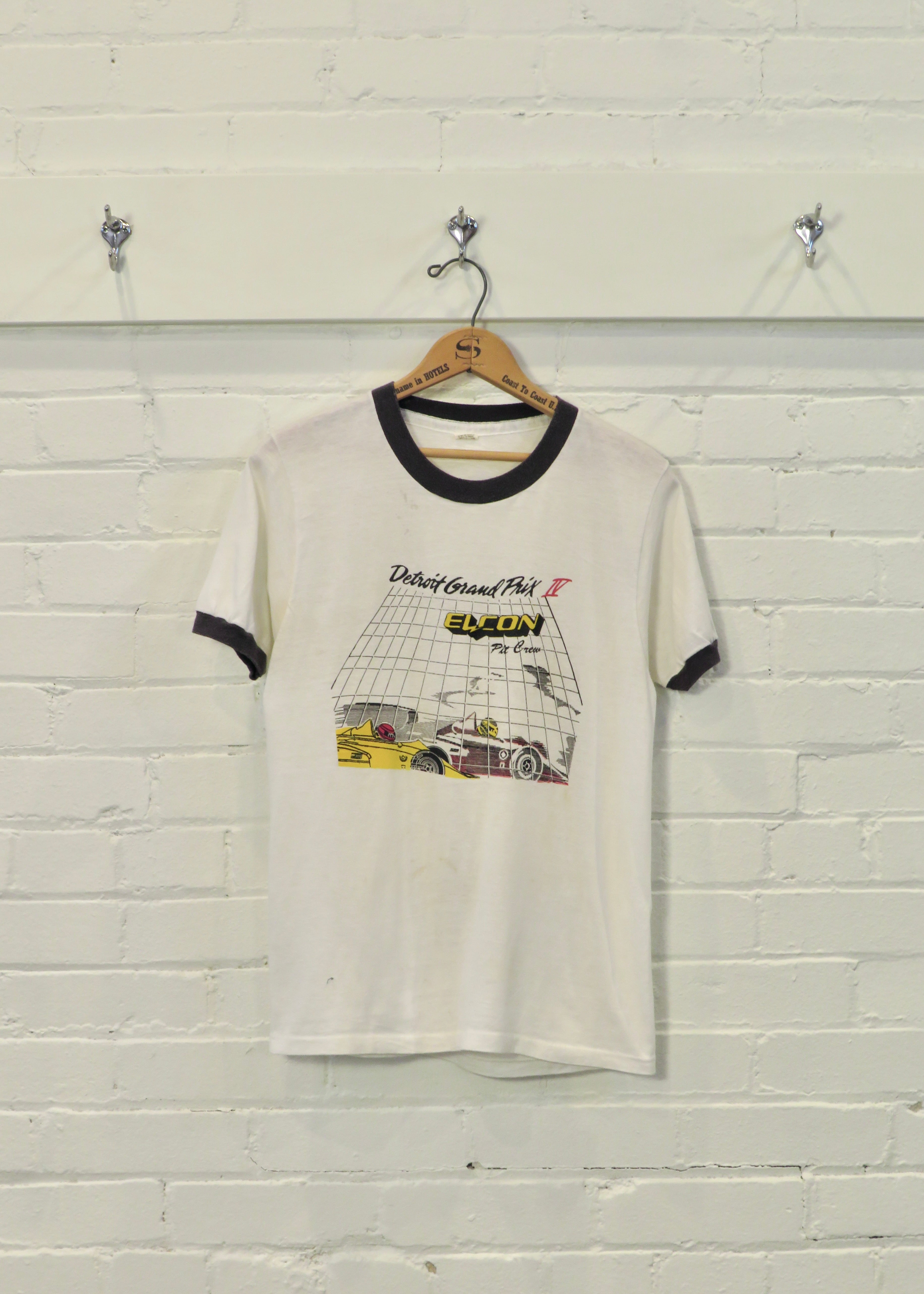 1980s Detroit Grand Prix Racing Ringer T-Shirt