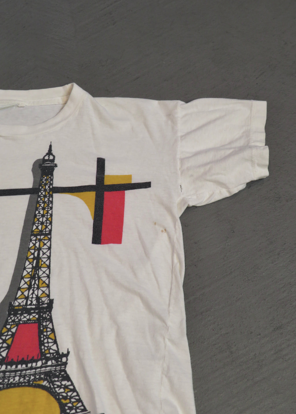 1990s Paris Mondrian Souvenir T-Shirt | S