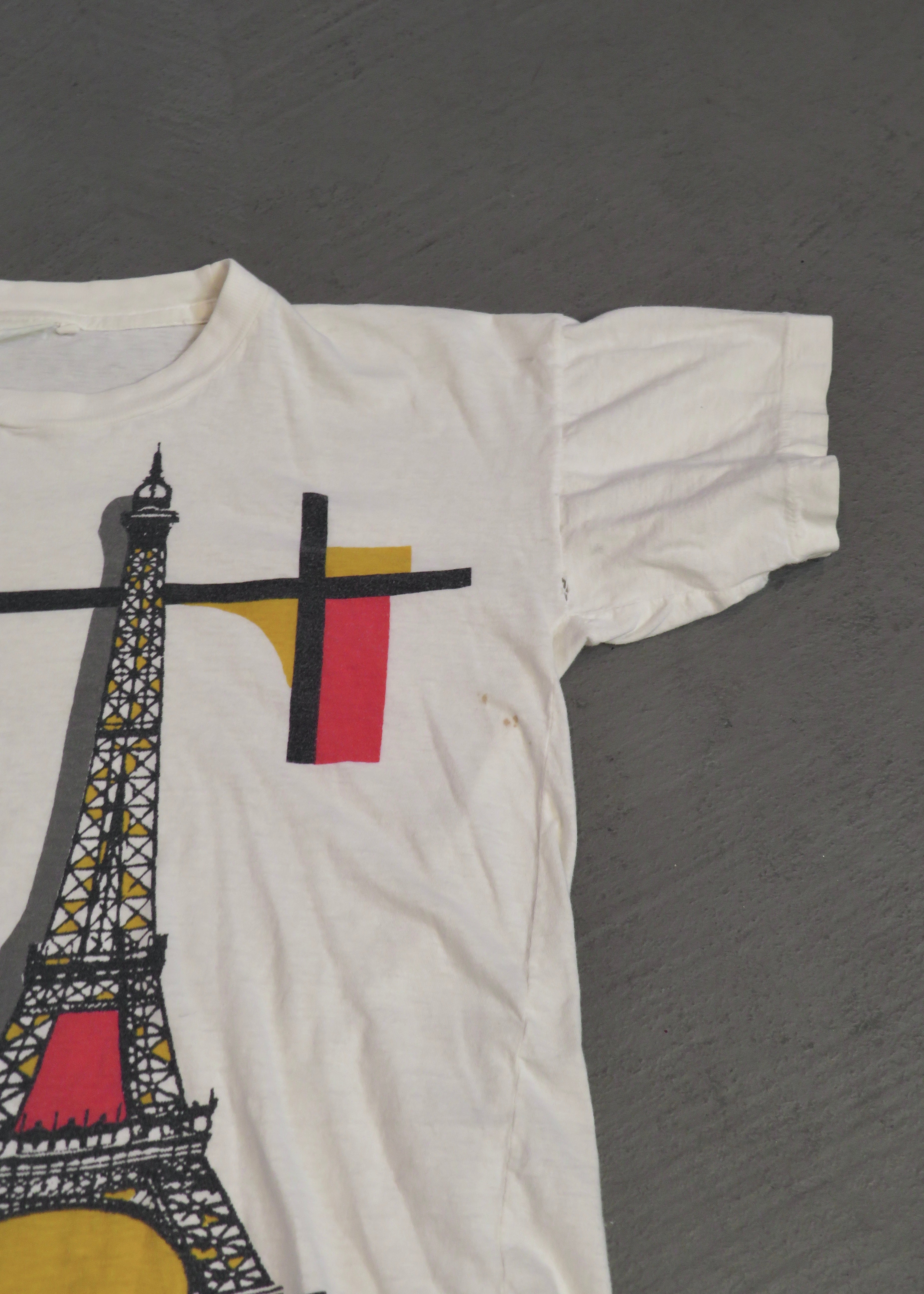 1990s Paris Mondrian Souvenir T-Shirt | S