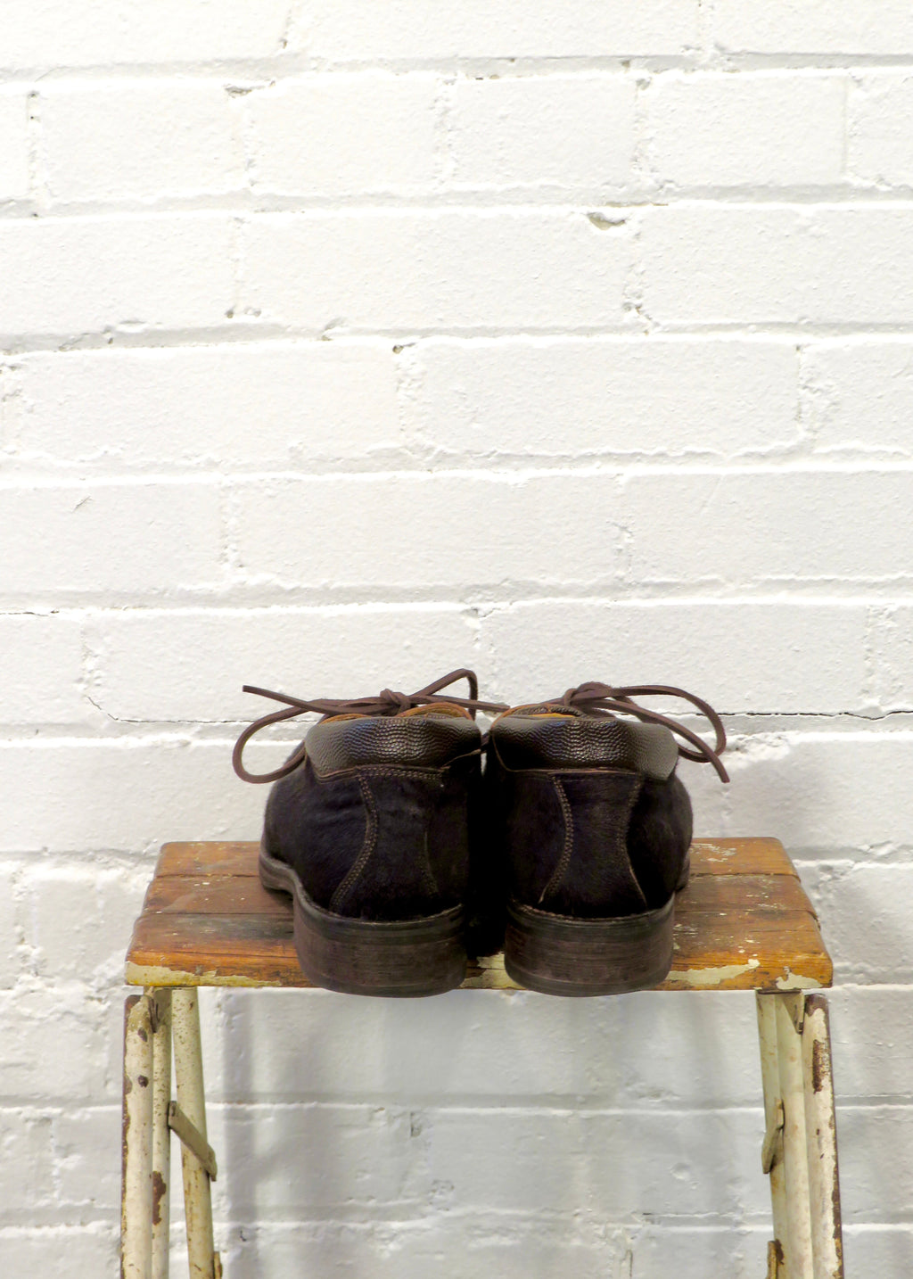 2000s Dolce & Gabbana Pony Hair Hiking Derbies