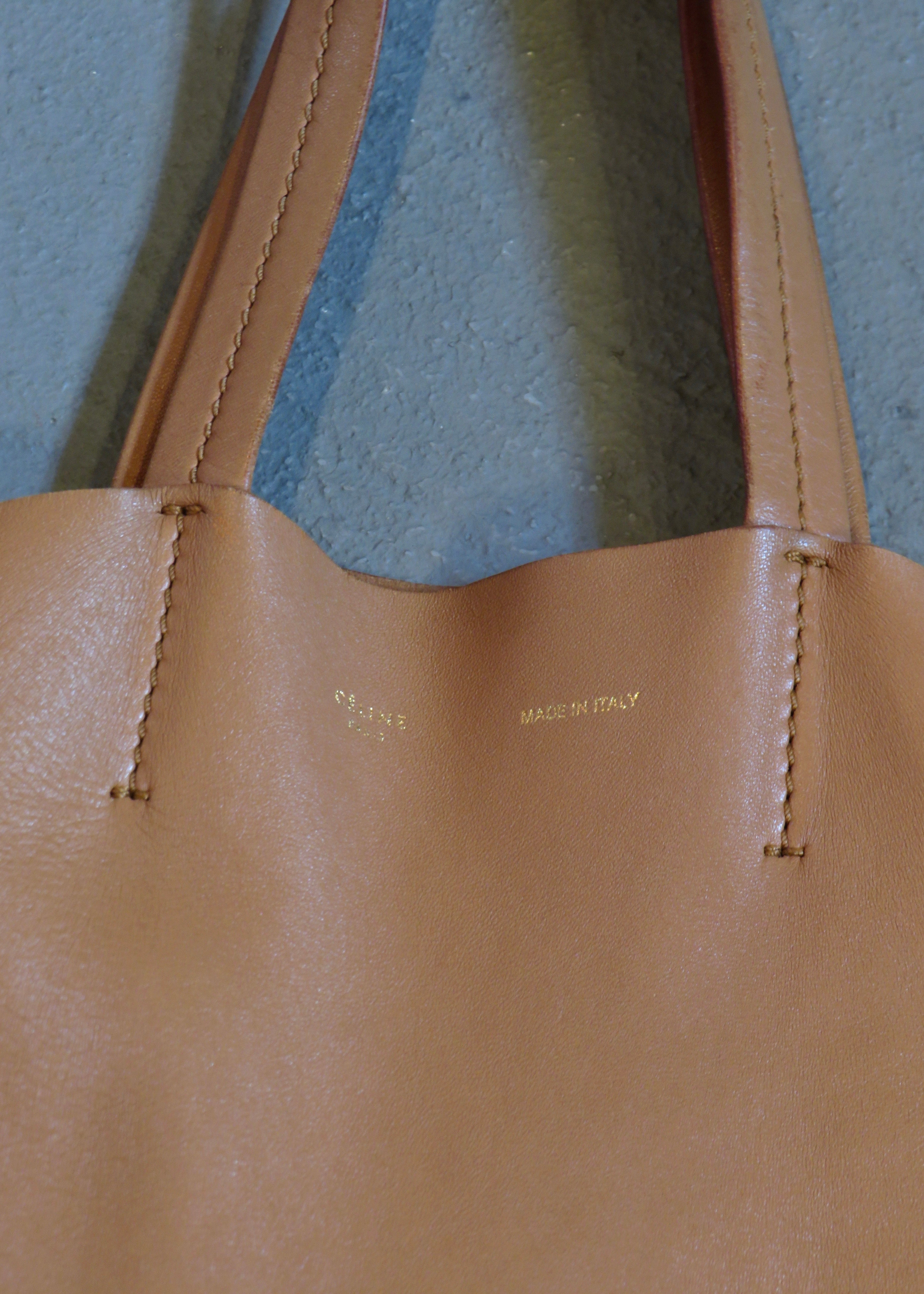 2000s Phoebe Philo Celine Vertical Cabas Tote