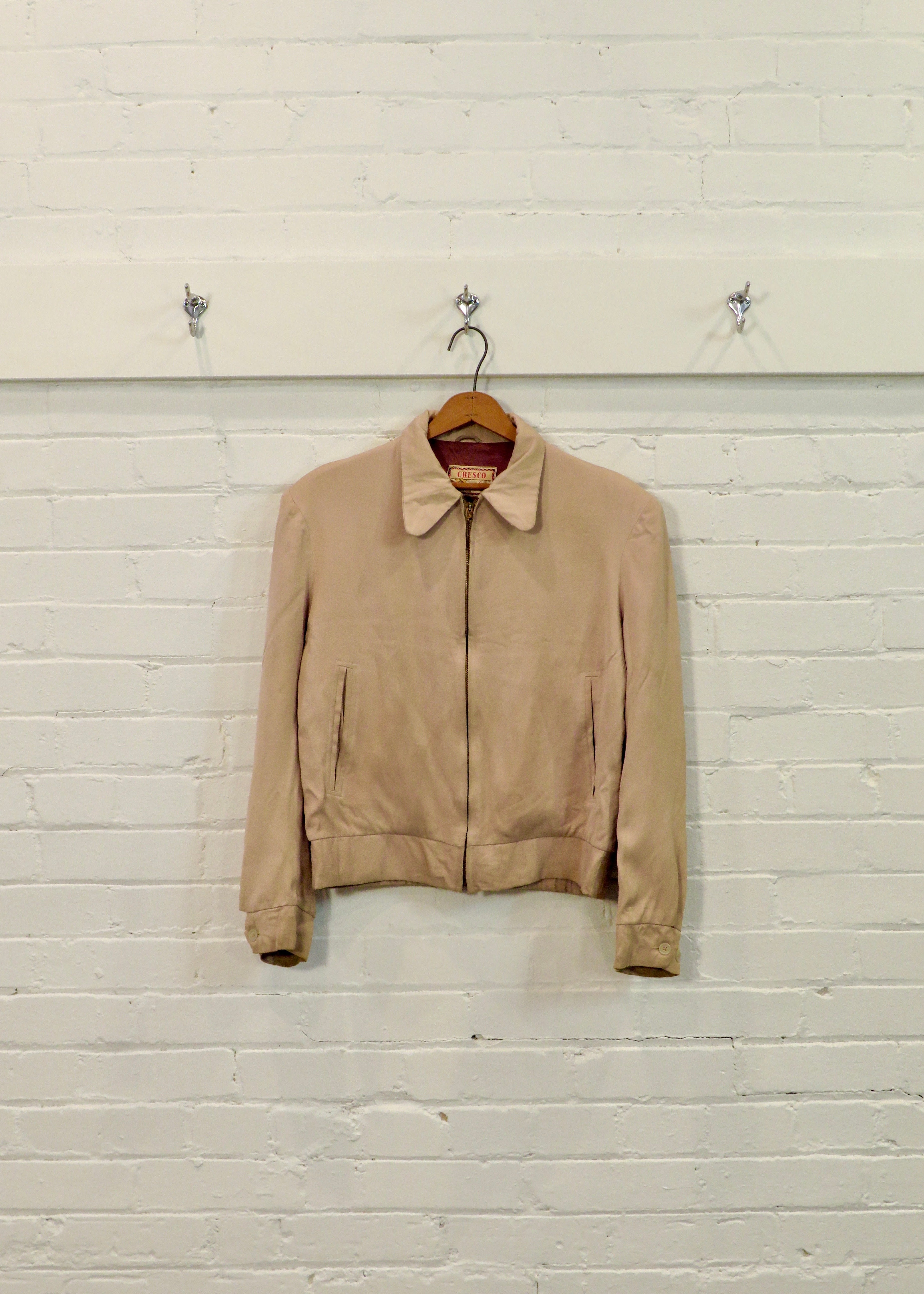 1950s Cresco Beige Gabardine Ricky Jacket