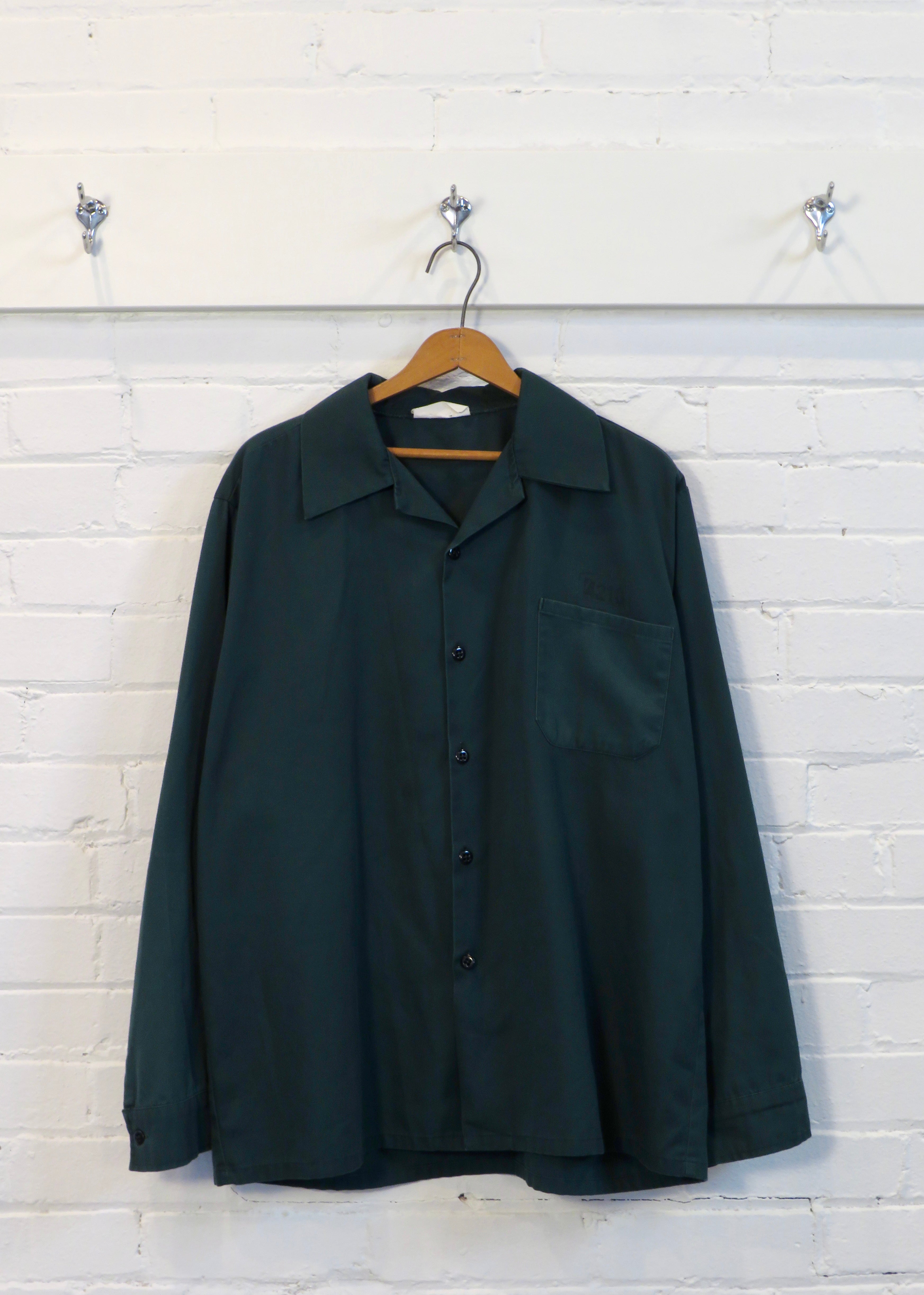 1980s North Carolina Corrections Twill Overshirt | XL