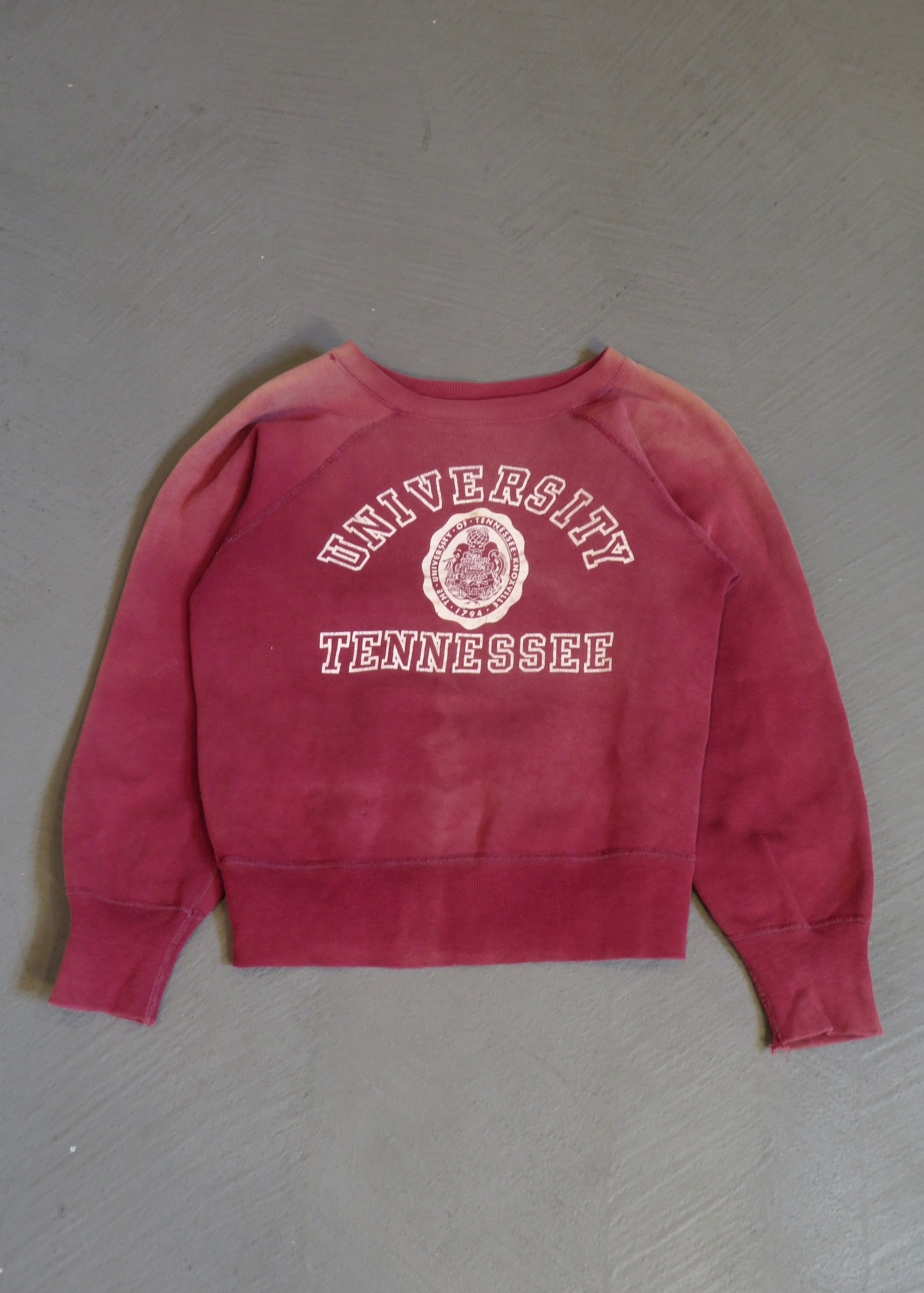 1960s University of Tennessee Faded Crewneck Sweatshirt