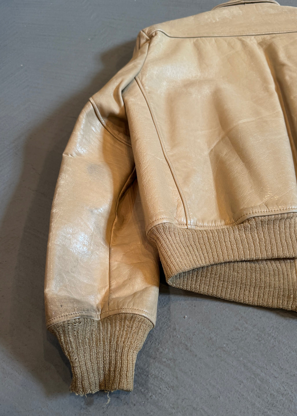 1950s McGregor Wool Lined Leather Jacket
