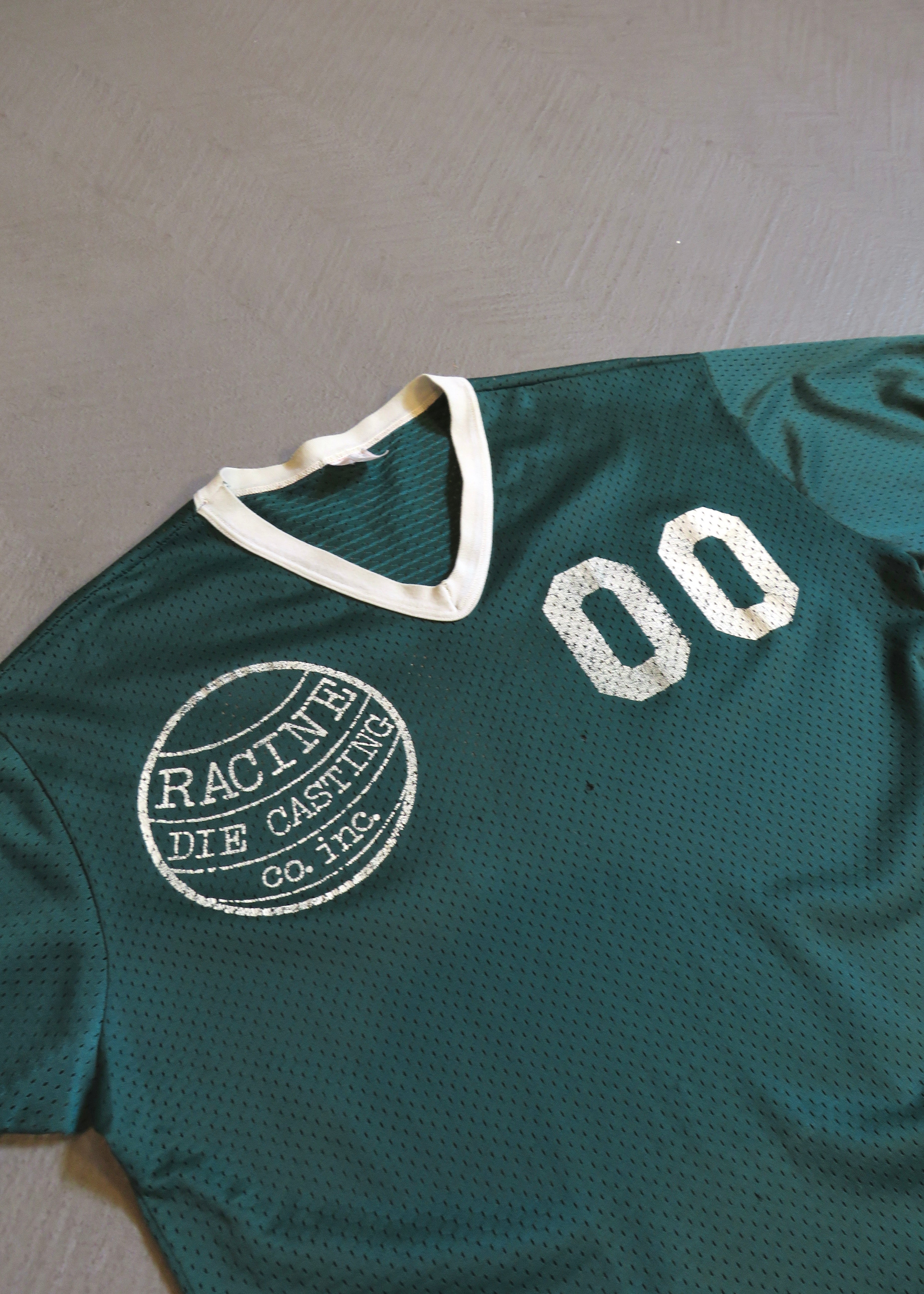 1970s Racine Mesh V-Neck Jersey
