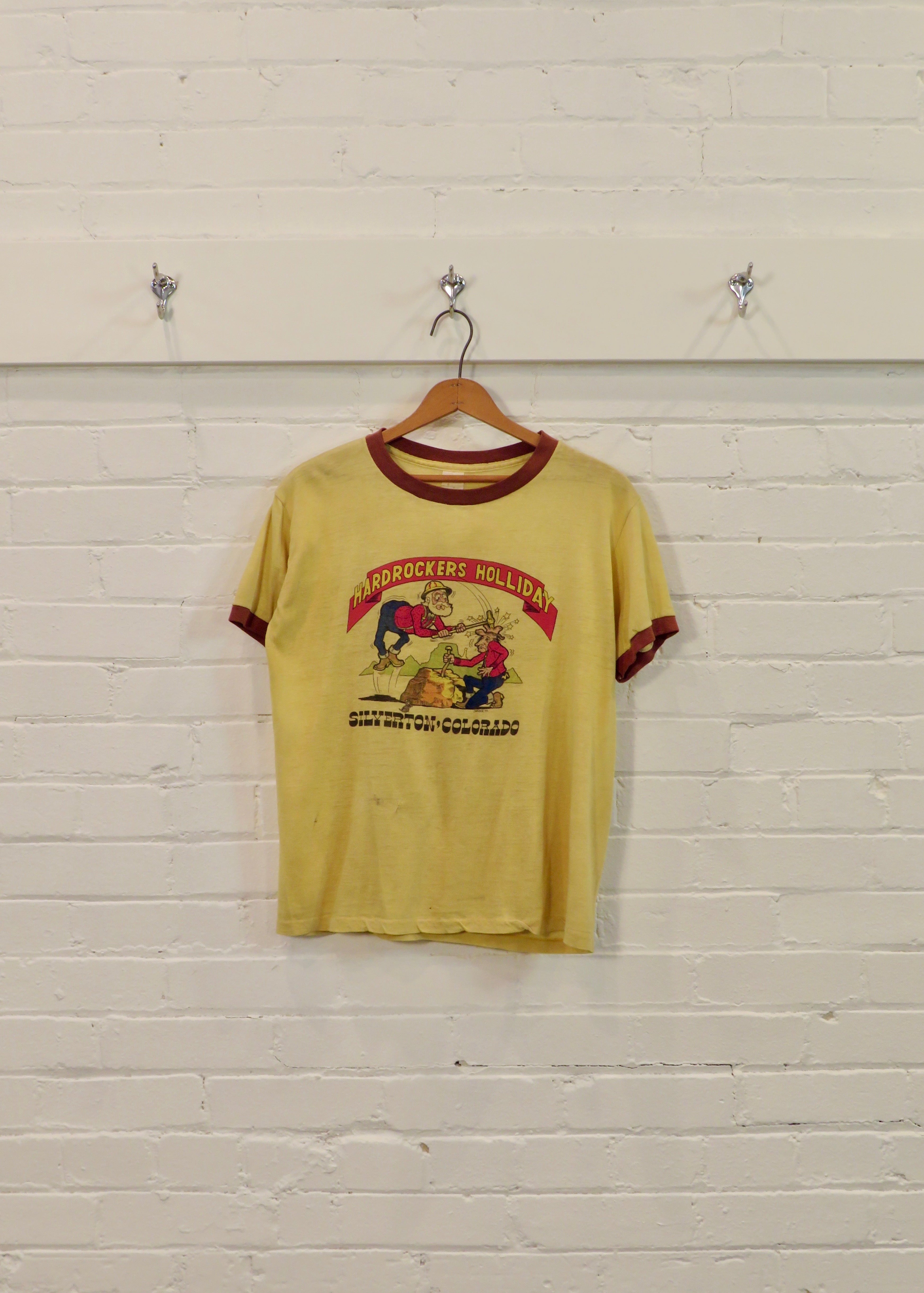 1970s Hardrockers Holliday Silverton Colorado Ringer T-Shirt