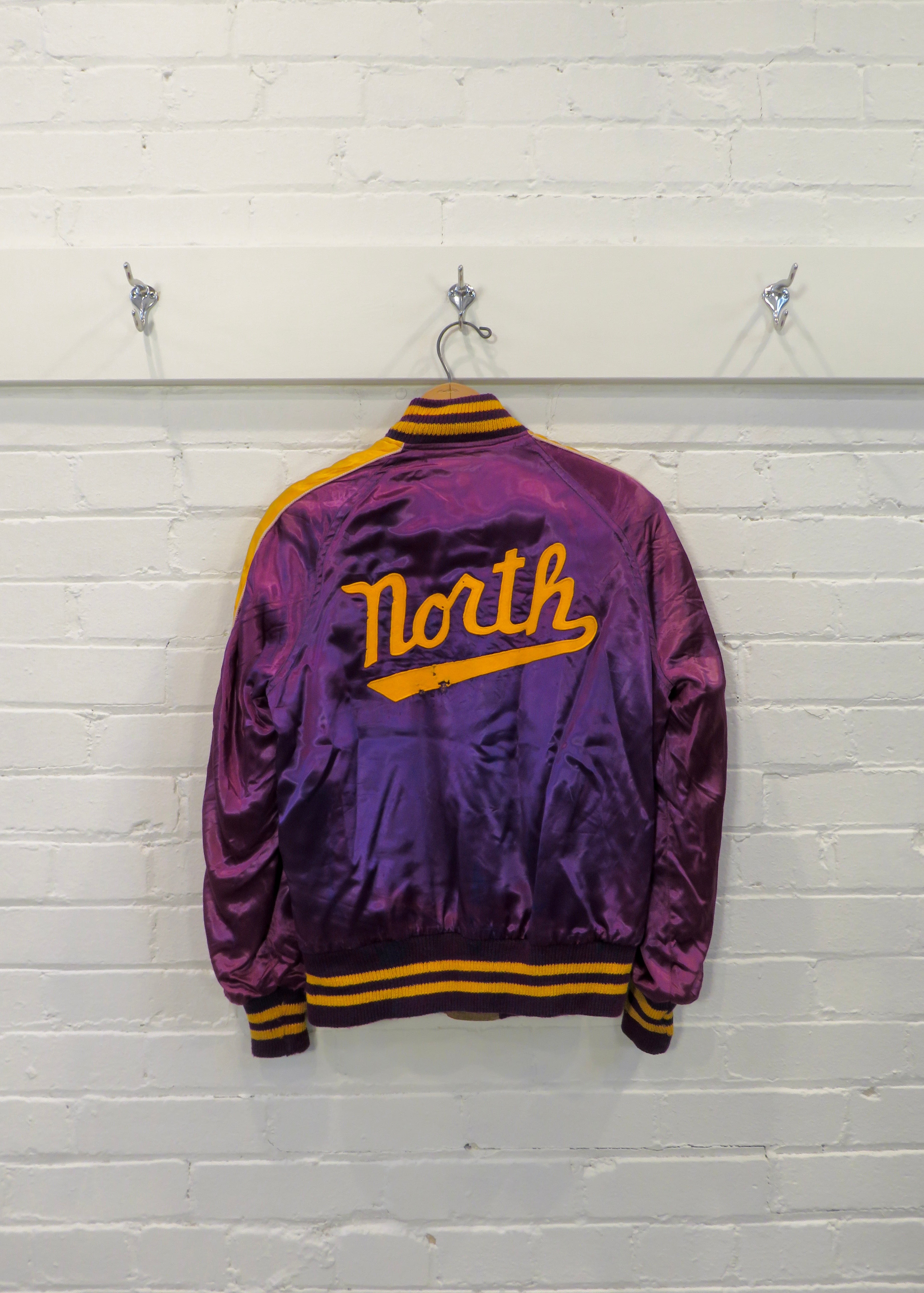1950s Reversible Satin Varsity Jacket