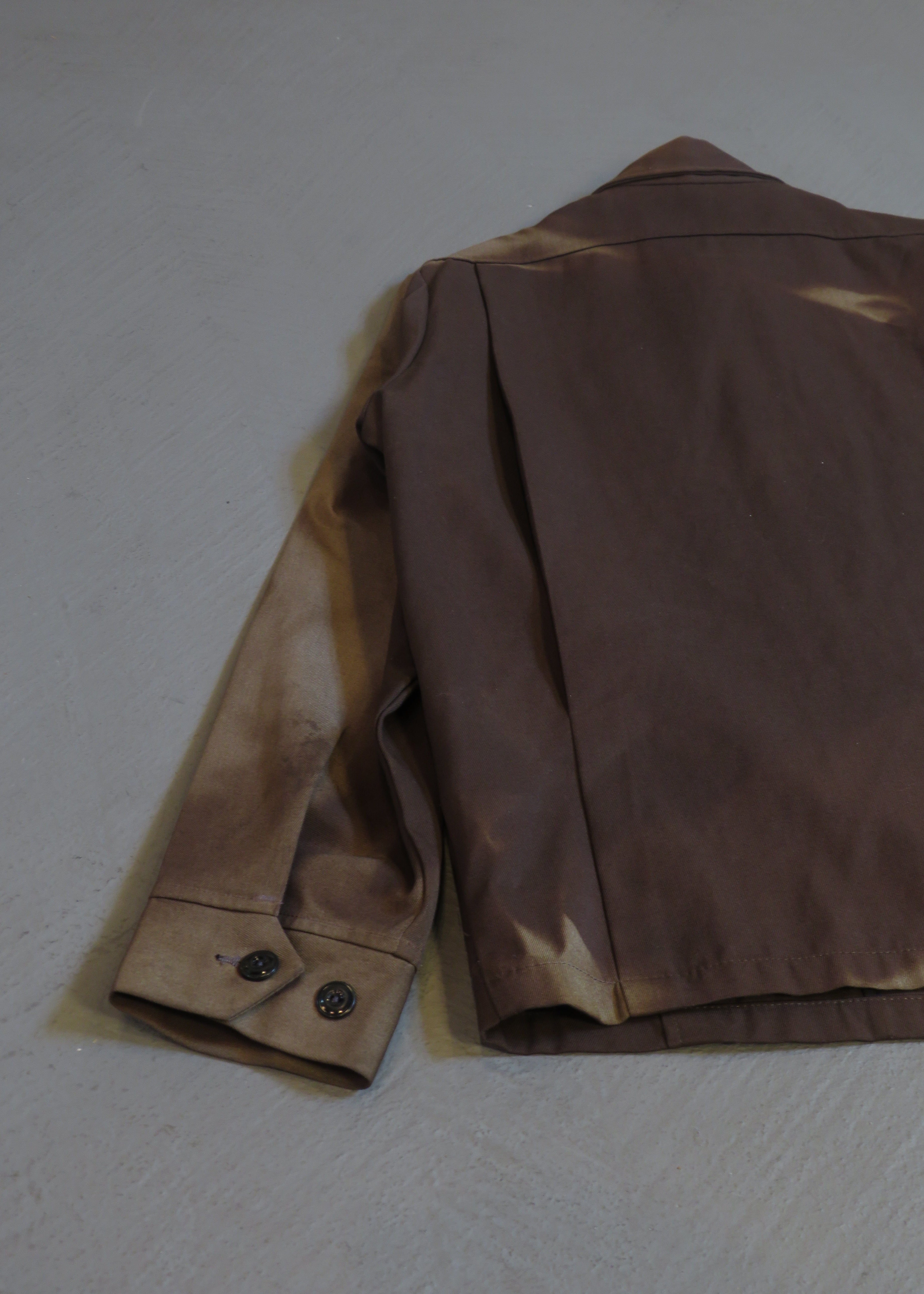 1970s Phillips 66 Sun Faded Gas Station Work Chore Jacket