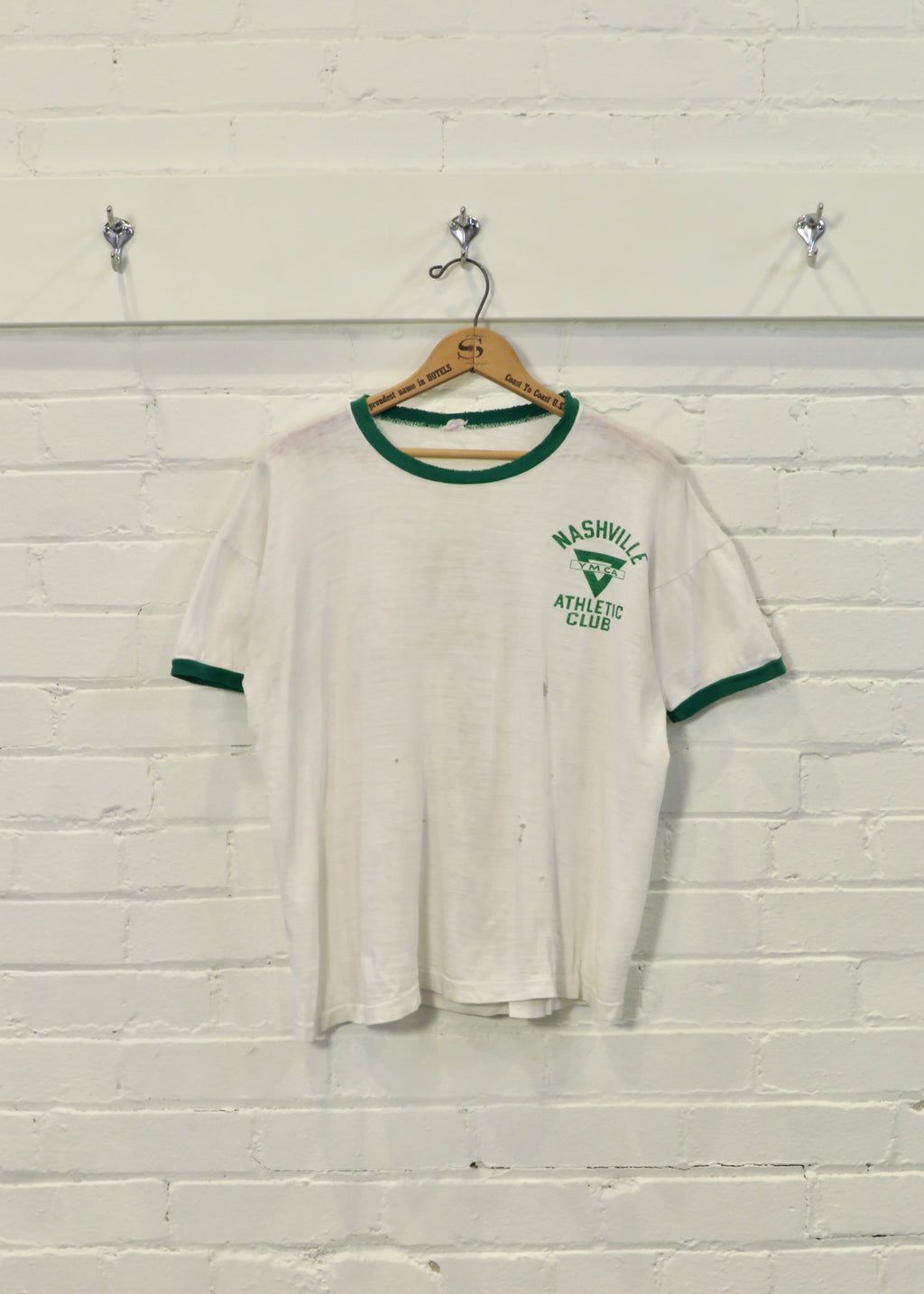 1960s Boxy YMCA Ringer T-Shirt 