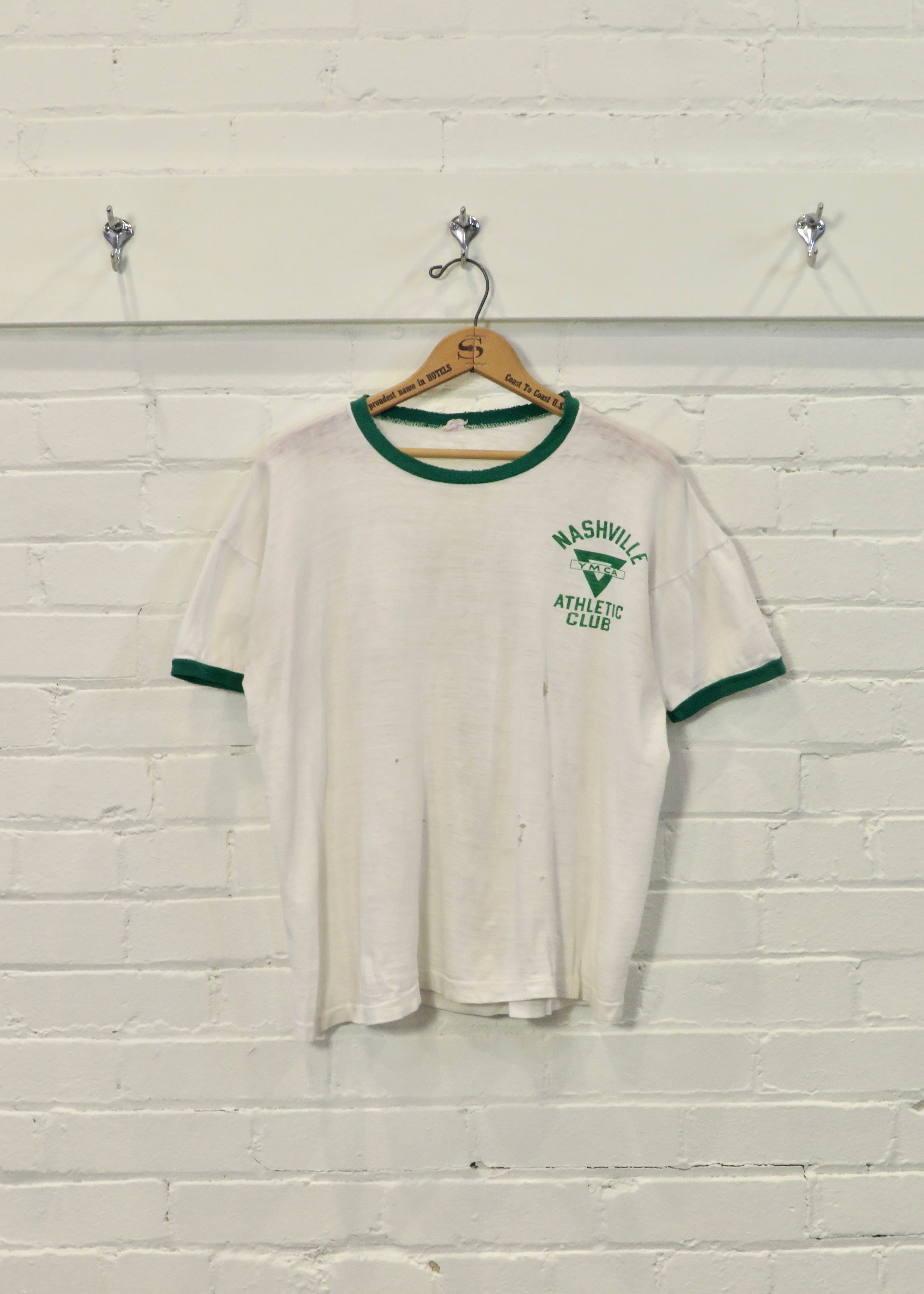 1960s Boxy YMCA Ringer T-Shirt 