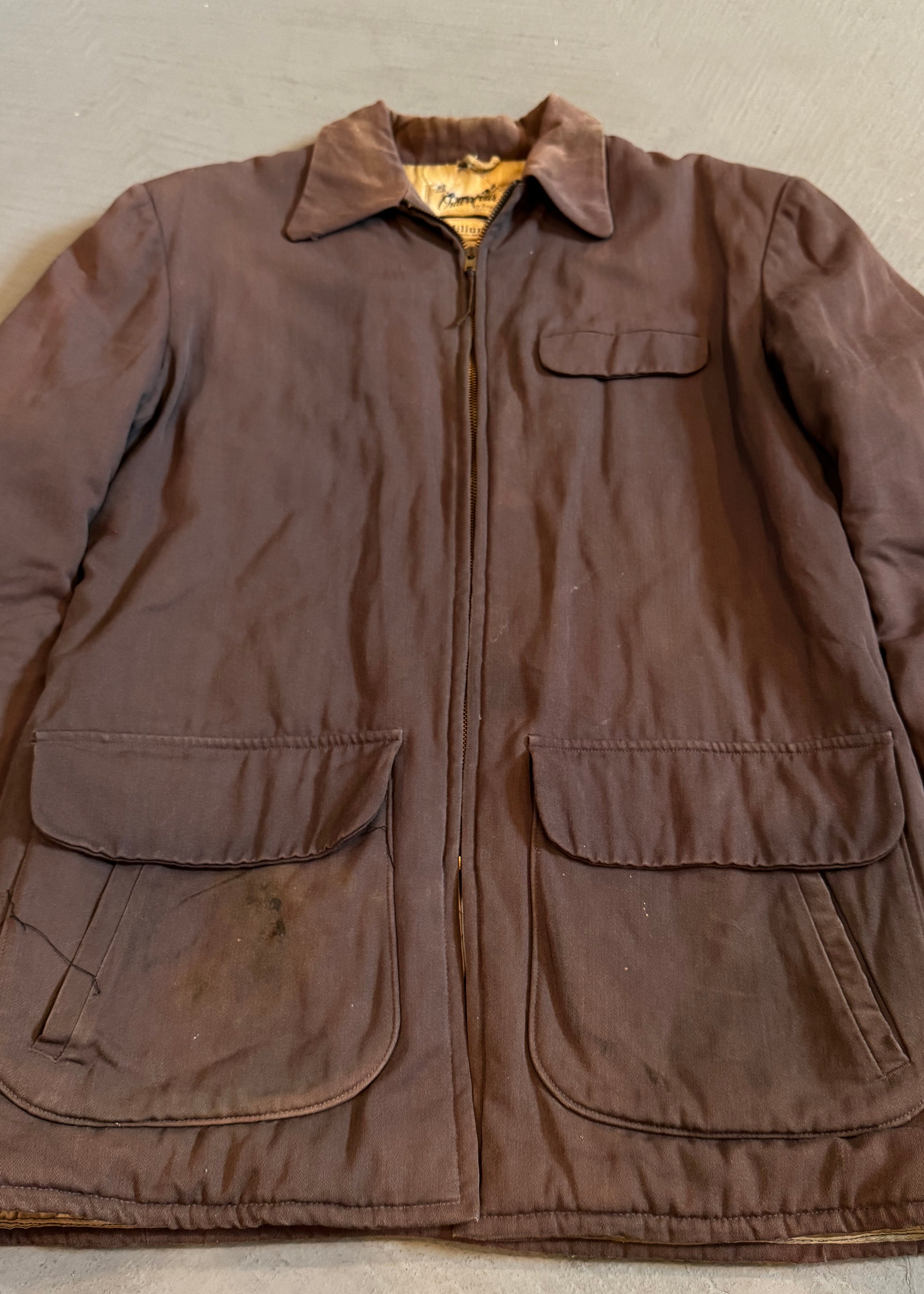 1950s Hercules Faded Gabardine Car Coat