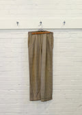 1940s Glen Plaid Gabardine Trousers