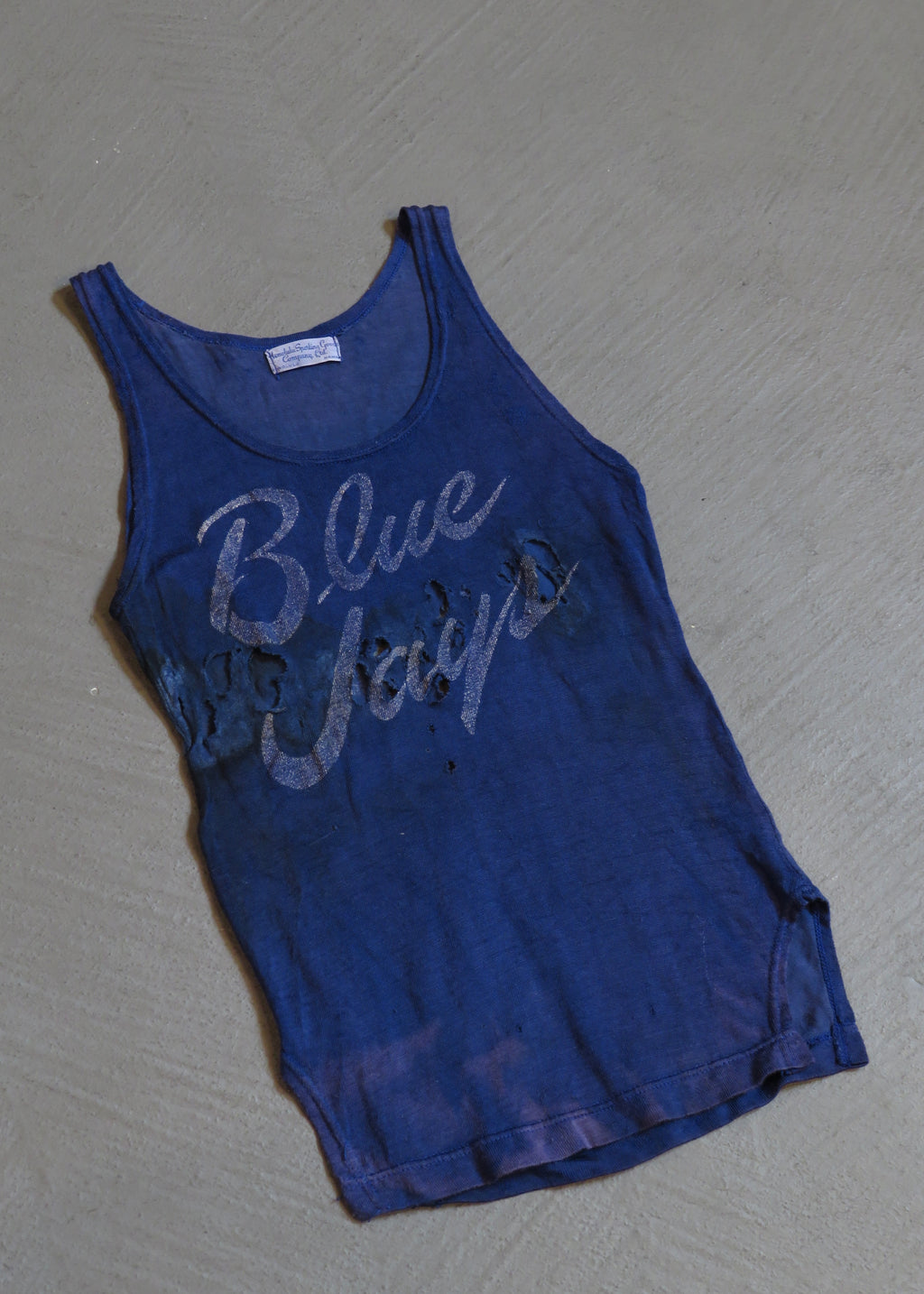 1940s Blue Jays Thrashed Jersey | XXS