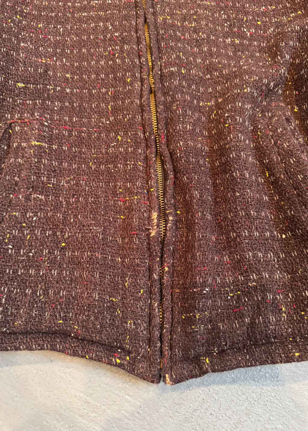 1950s Wool Tweed Cropped Ricky Jacket
