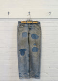 1990s Levi's 501 Heavily Repaired Jeans