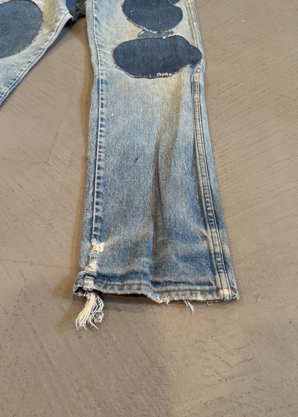 1980s Wrangler Circle Repaired Jeans