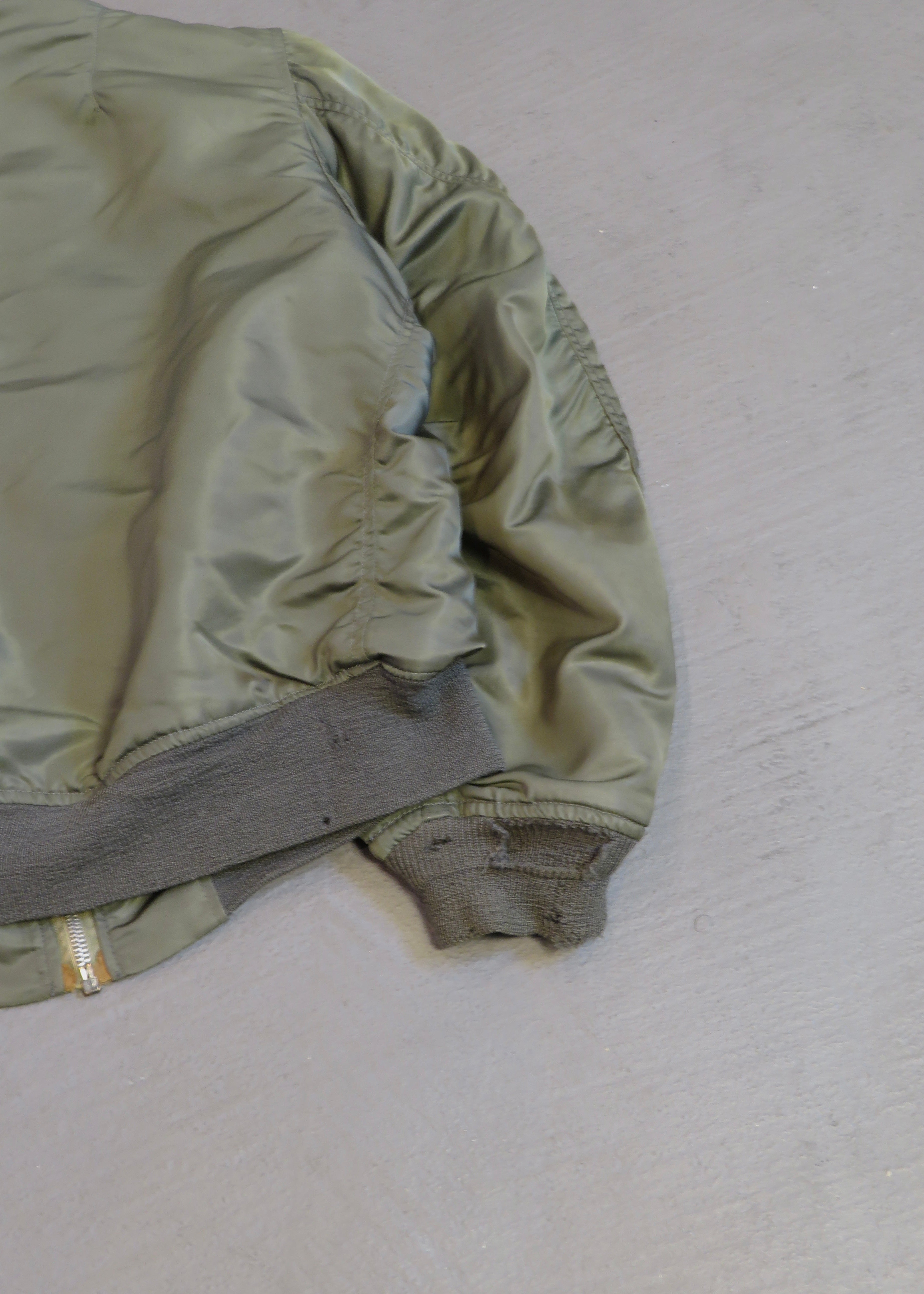 1970s Alpha Industries U.S. Military L-2B Satin Reversible Bomber Jacket