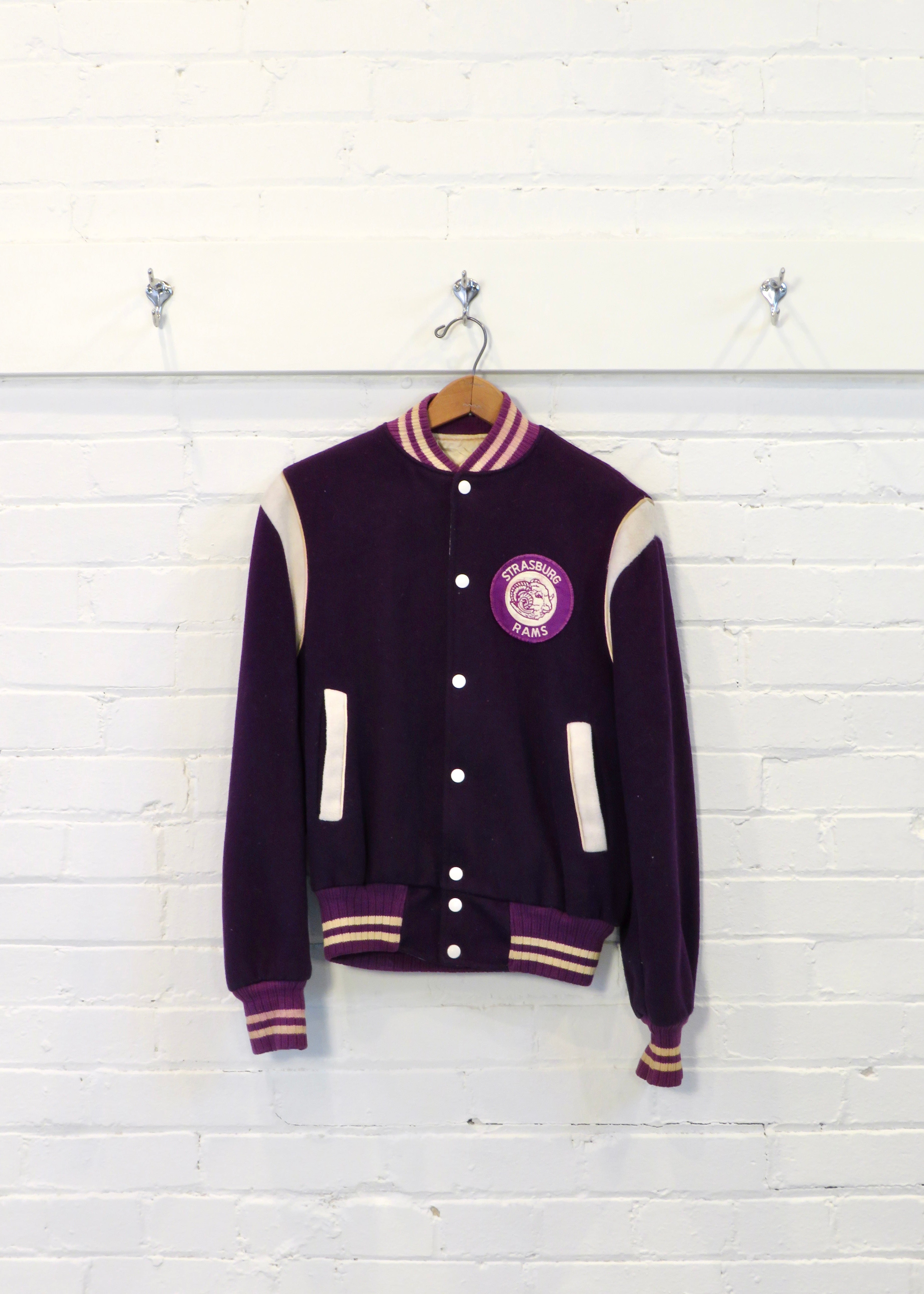 1950s Strasburg Rams Reversible Varsity Jacket