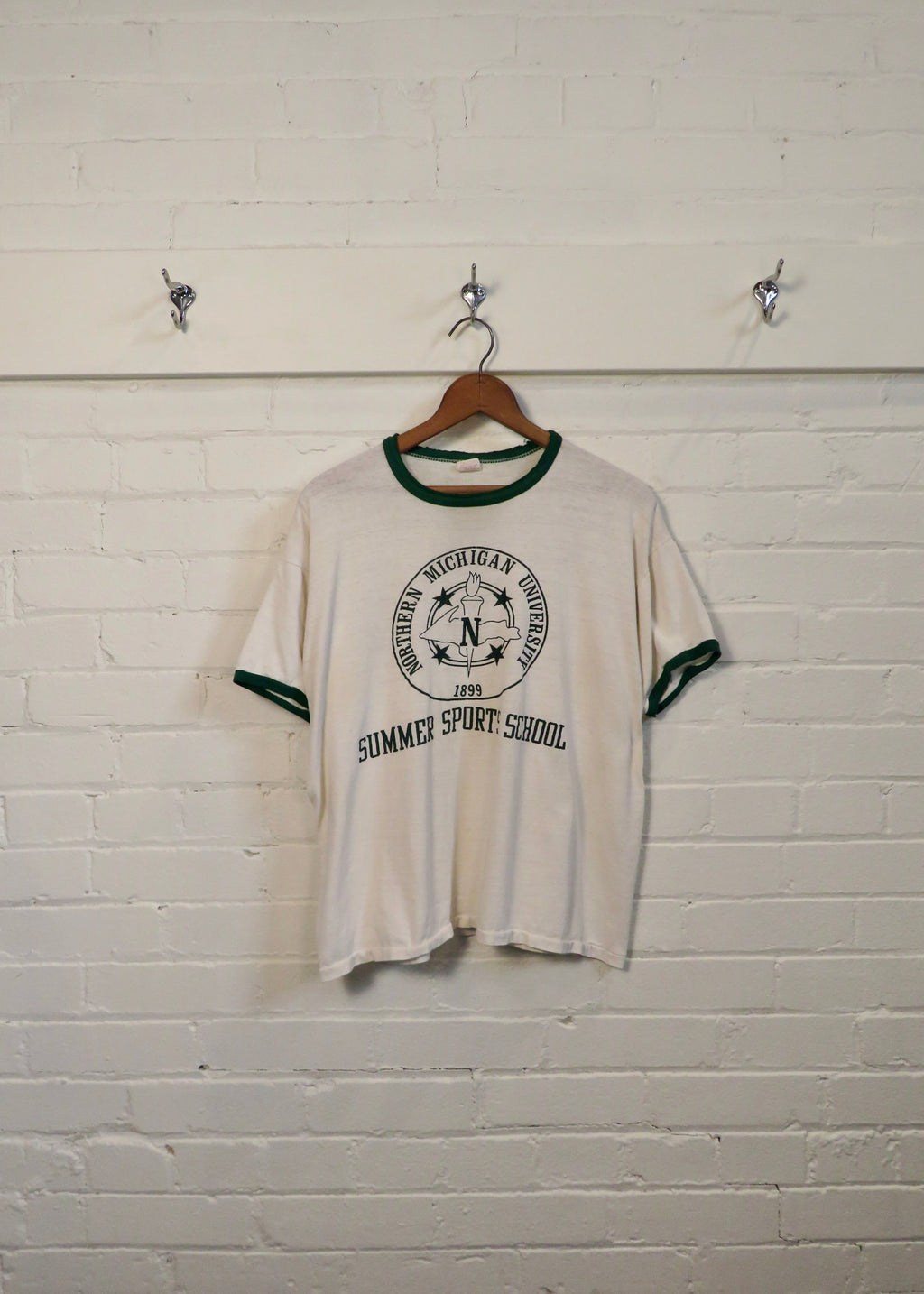 1970s Summer Sports Boxy Ringer T-Shirt