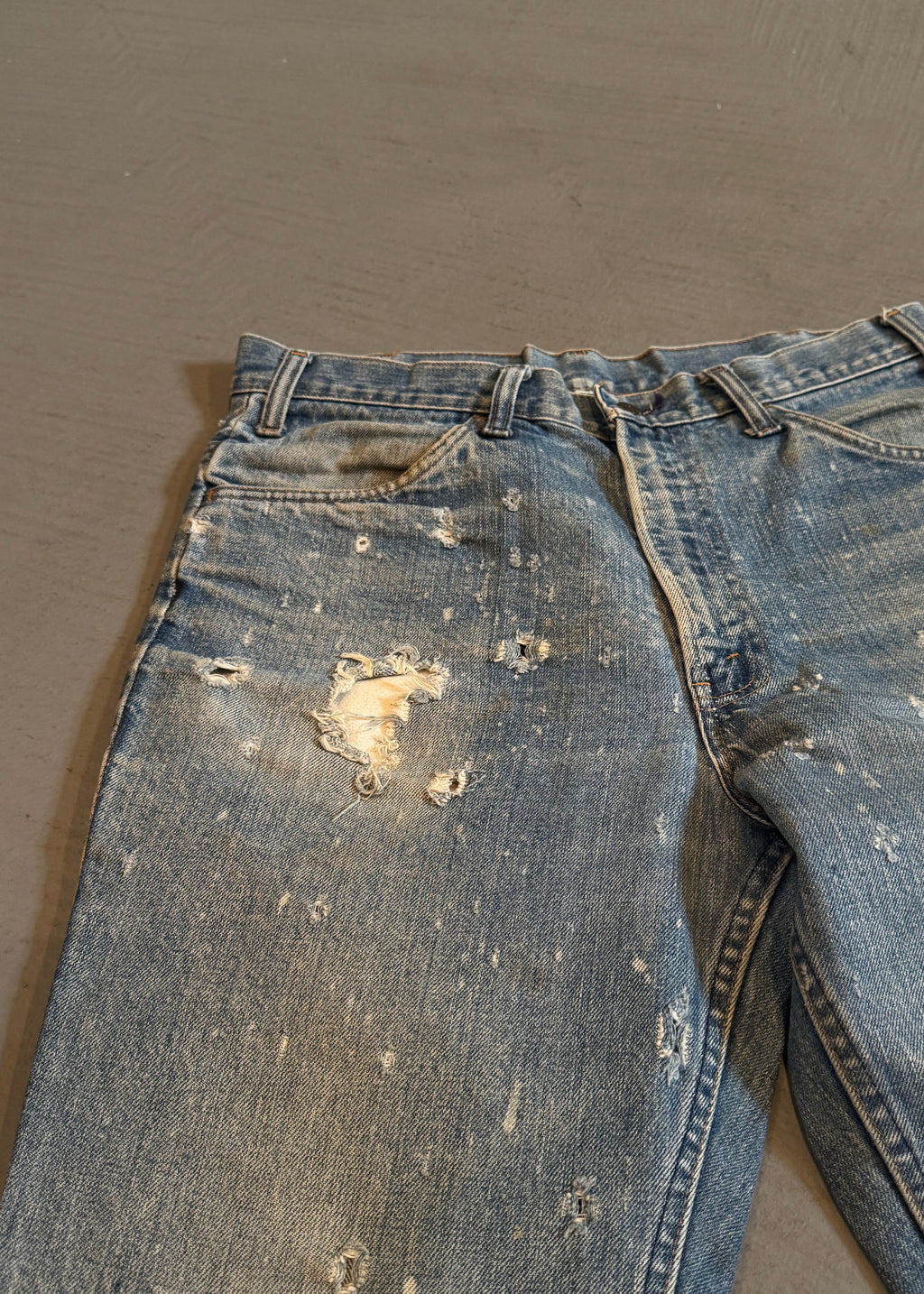 1970s Levi's 646 Orange Tab Flared Jeans