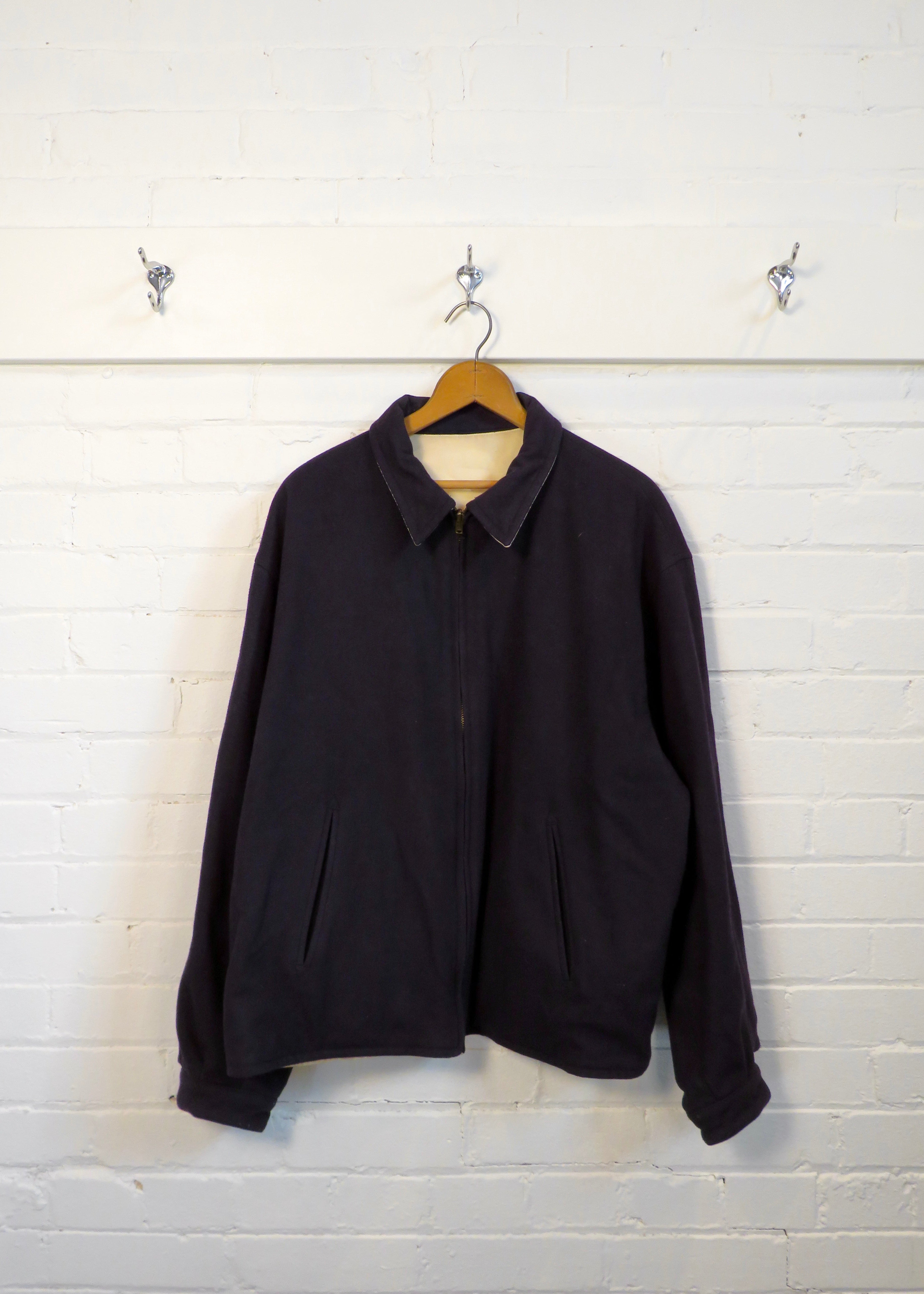 1990s Polo Ralph Lauren Reversible Cashmere Blend Jacket