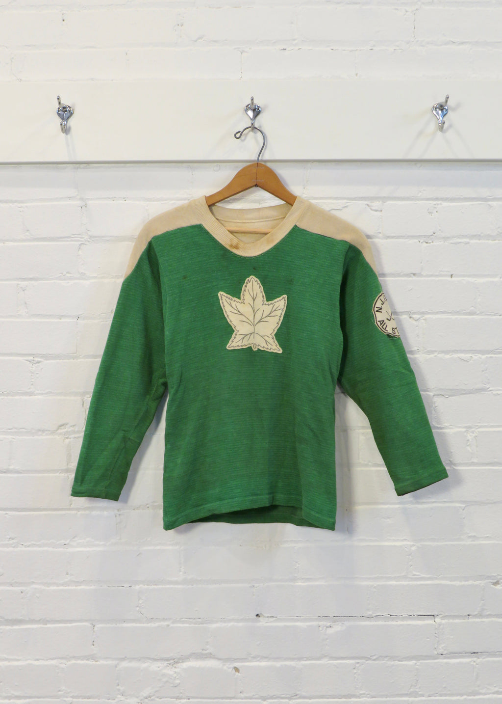 1930s/1940s New Jersey Peewee Hockey Cotton Jersey